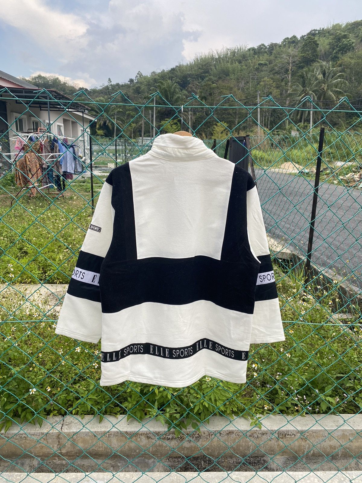 Japanese Brand Vintage Elle Sport Spellout Half Zipper Fleece Size US M / EU 48-50 / 2 - 2 Thumbnail