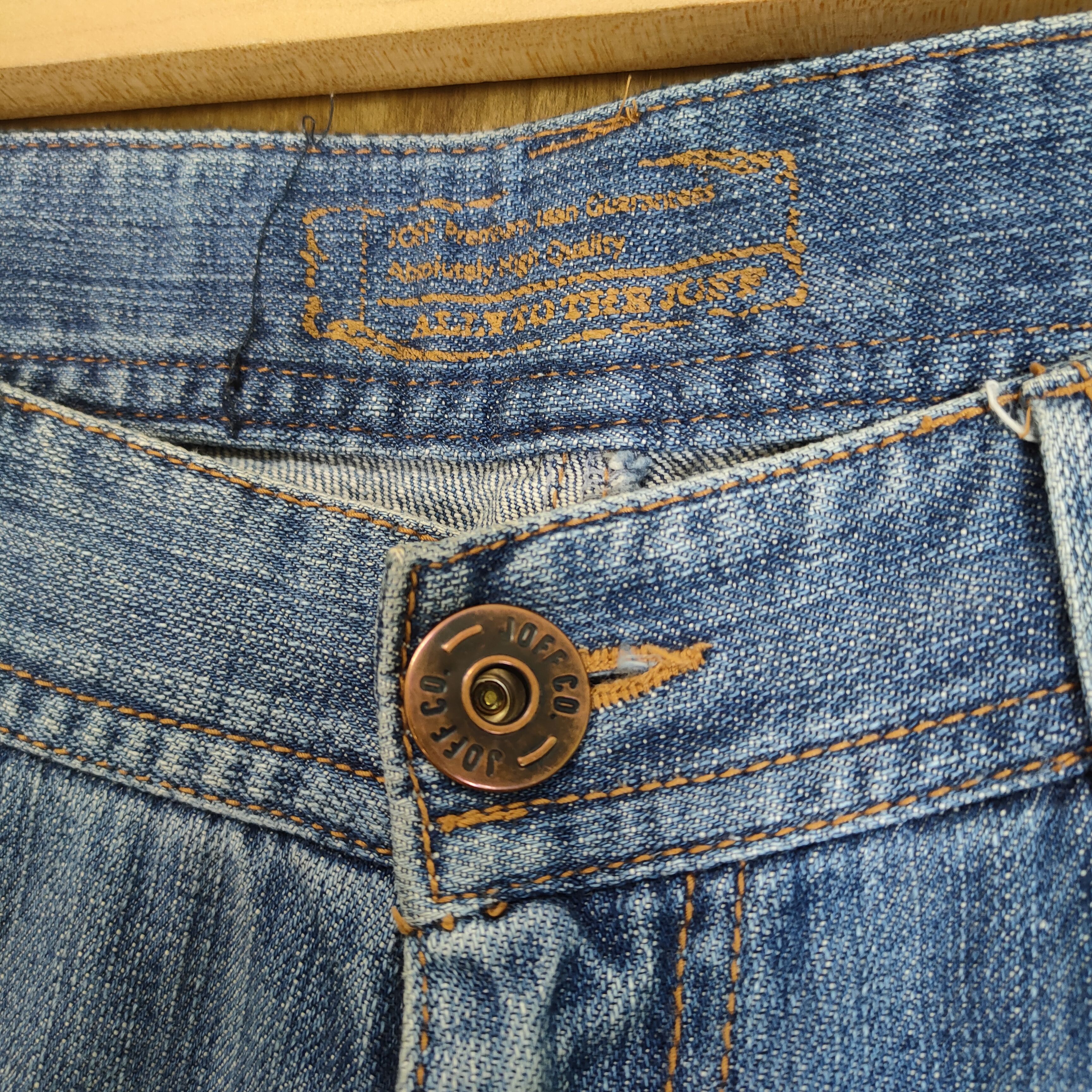 Japanese Brand × Vintage VINTAGE JOFF JEANS DENIM CARGO PANTS ...