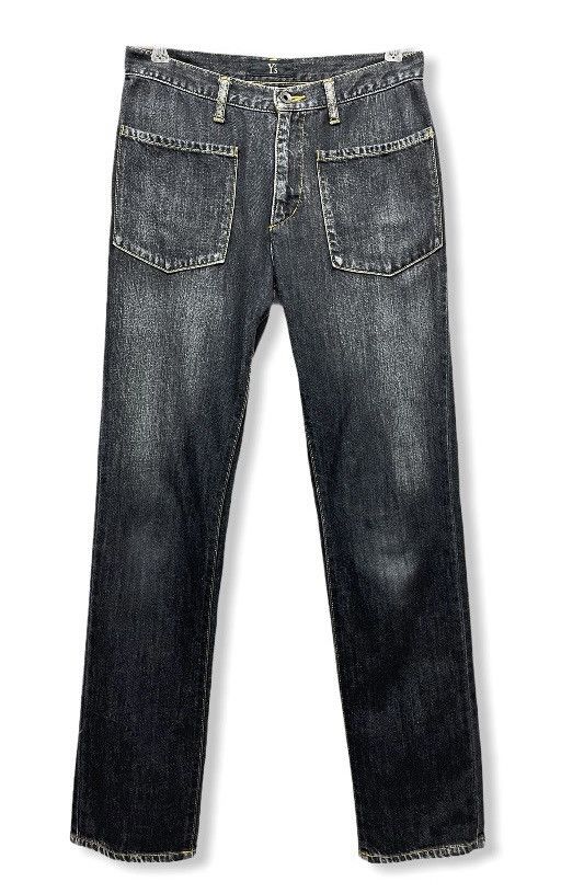 Yohji Yamamoto FIRE!!Vtg Y’S YAMAMOTO Japan Designer Denim Bush Pants Size US 28 / EU 44 - 1 Thumbnail