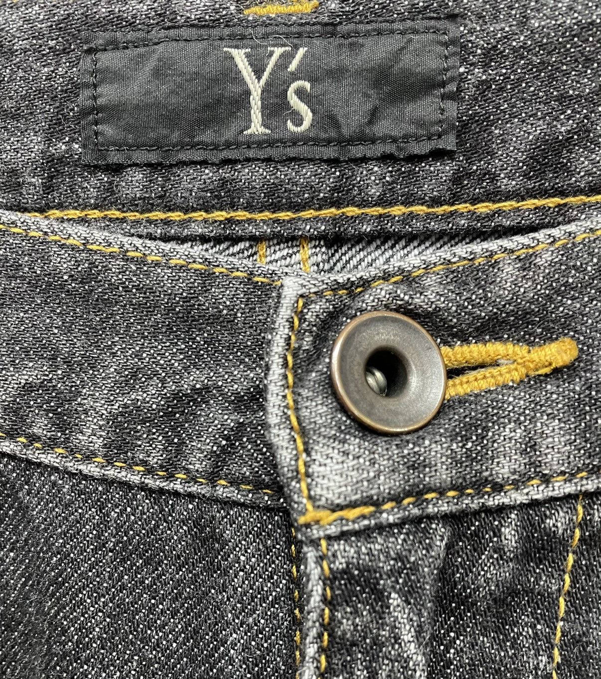 Yohji Yamamoto FIRE!!Vtg Y’S YAMAMOTO Japan Designer Denim Bush Pants Size US 28 / EU 44 - 6 Thumbnail