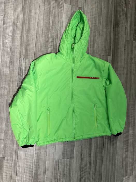 Prada Linea Rossa Jacket Giaccone SGN964 Pistacchio Fluo– TC