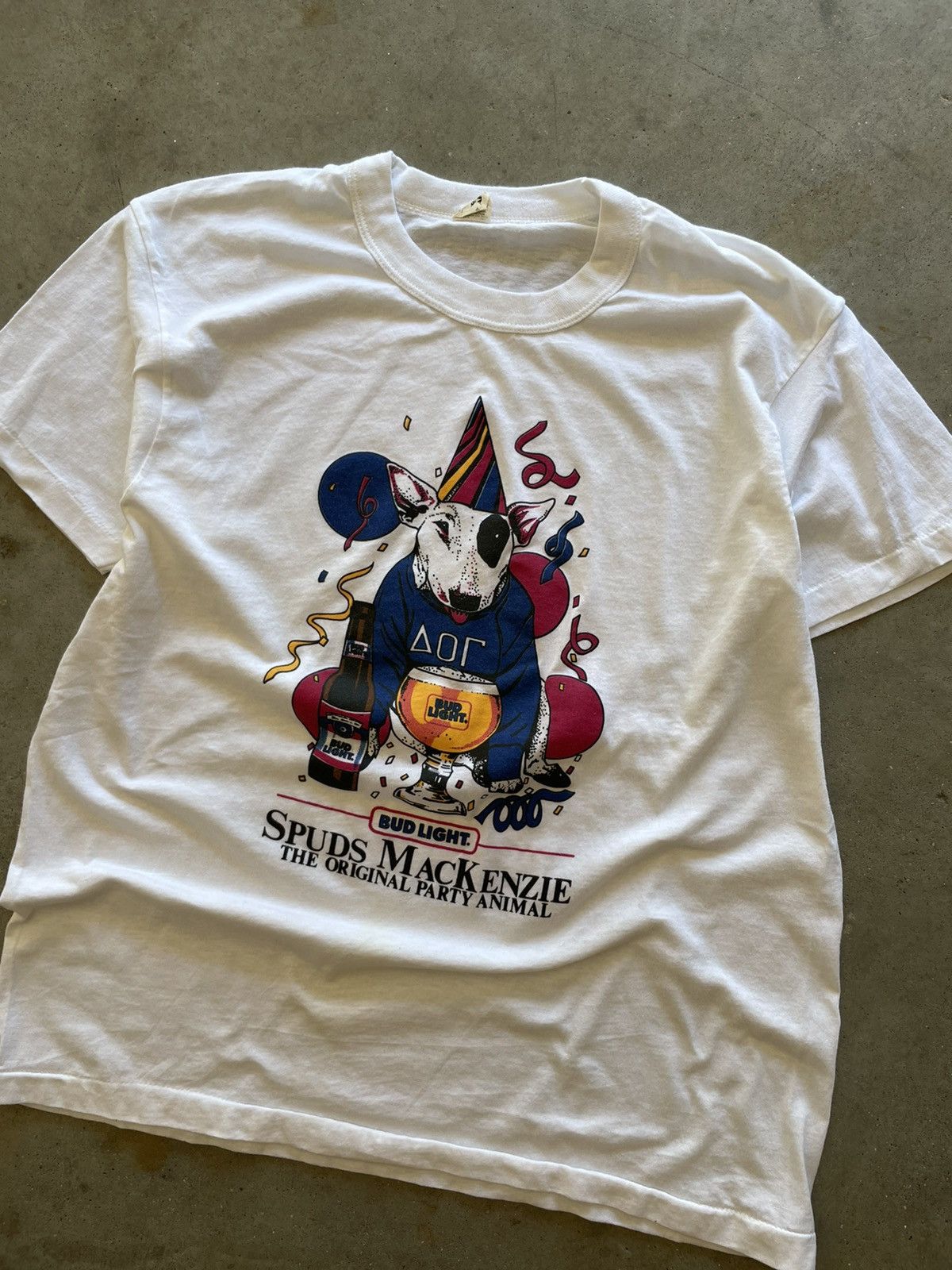 Budweiser × Vintage Vintage Spuds McKenzie bud light graphic tee Size US M / EU 48-50 / 2 - 2 Thumbnail