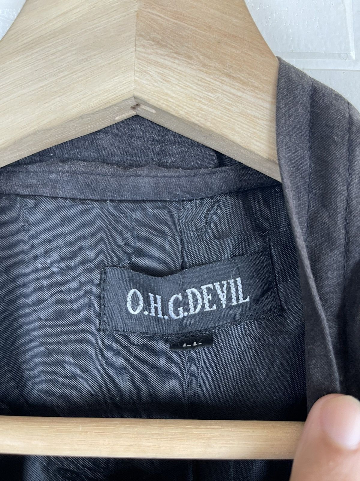 Designer × Devilock × Vintage Vintage One Horn Ghost Devil Kimono Hanten Size US L / EU 52-54 / 3 - 3 Thumbnail