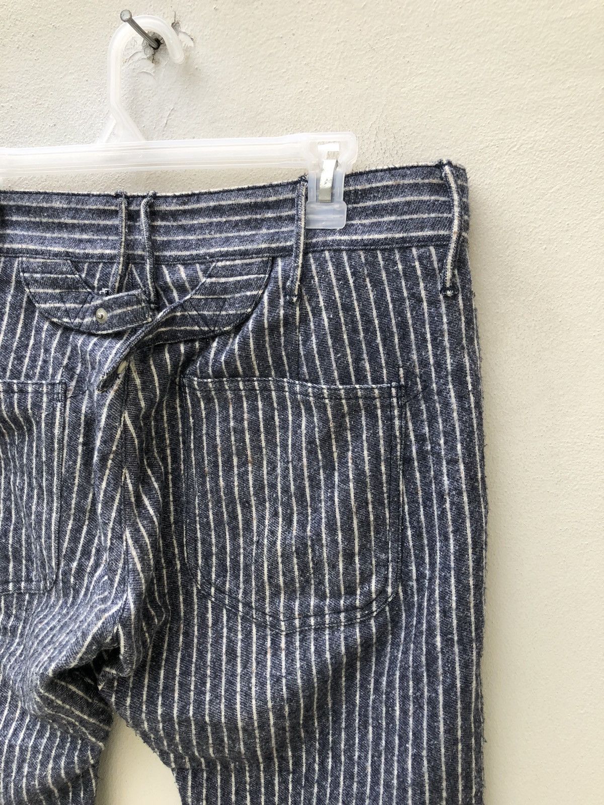 Vintage TMT Classic Japan Cinch Back Striped Trouser Pant Size US 32 / EU 48 - 12 Thumbnail