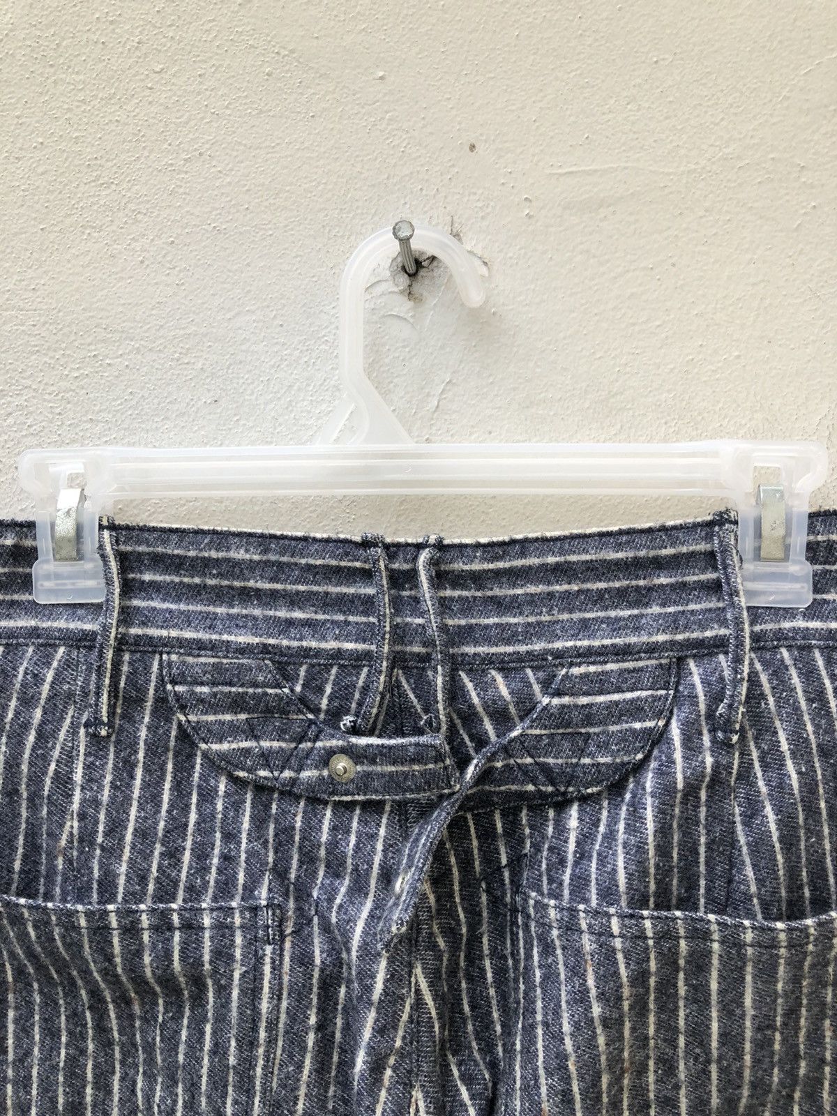 Vintage TMT Classic Japan Cinch Back Striped Trouser Pant Size US 32 / EU 48 - 11 Thumbnail