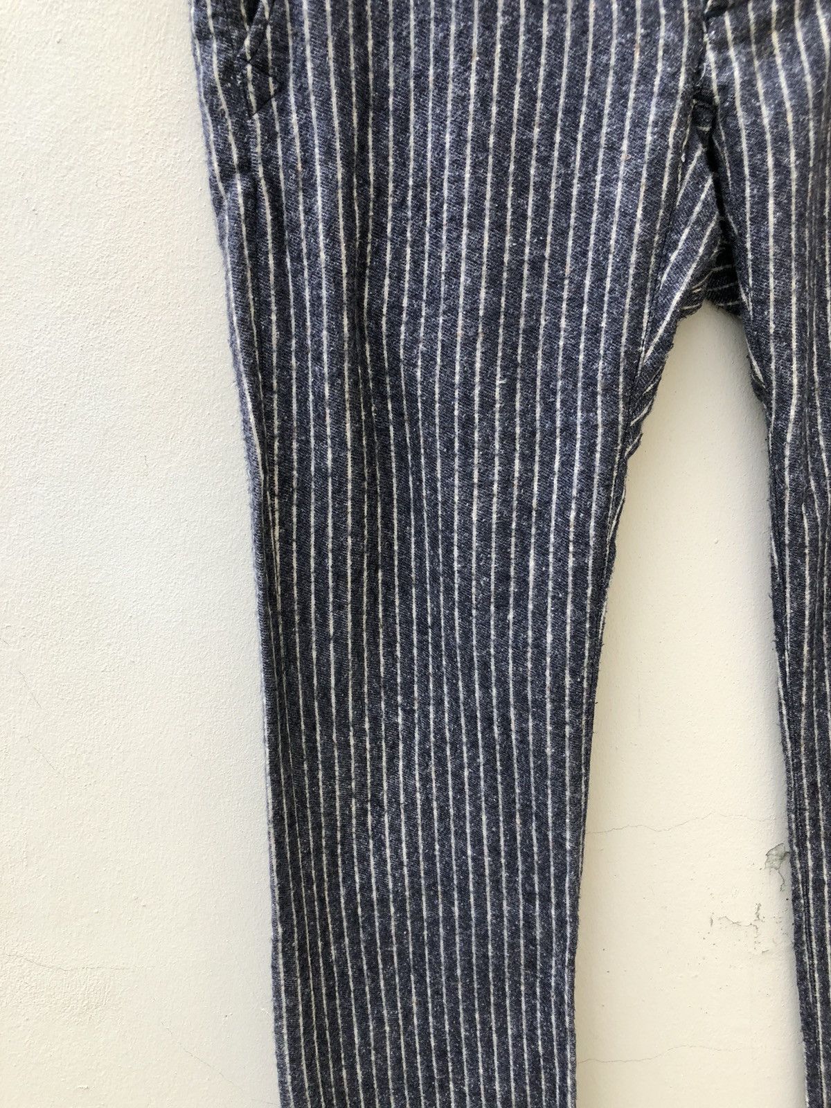 Vintage TMT Classic Japan Cinch Back Striped Trouser Pant Size US 32 / EU 48 - 20 Thumbnail