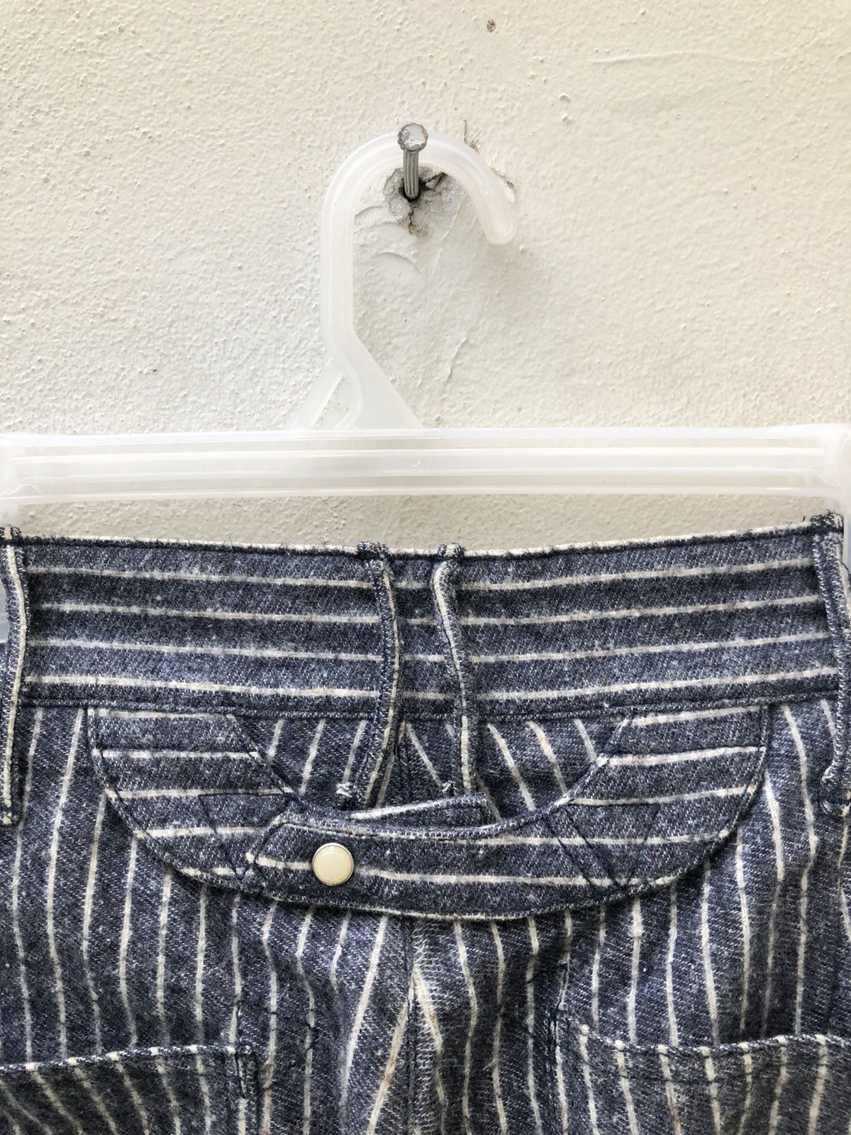 Vintage TMT Classic Japan Cinch Back Striped Trouser Pant Size US 32 / EU 48 - 10 Thumbnail