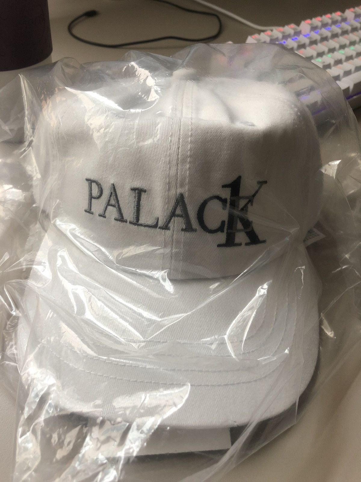 Calvin Klein × Palace Palace Calvin Klein CK1 6 panel white | Grailed