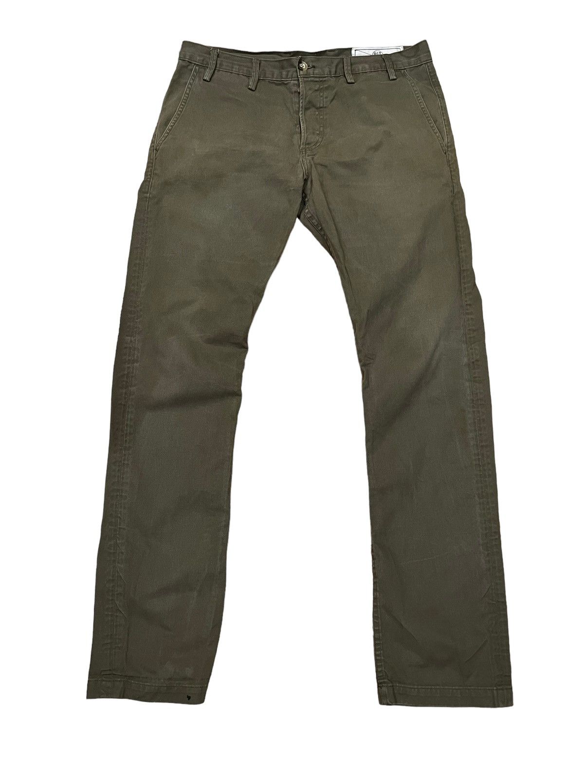Rogue Territory Rogue Territory Mens Dull Brown Slim Taper Pants Size US 34 / EU 50 - 1 Thumbnail