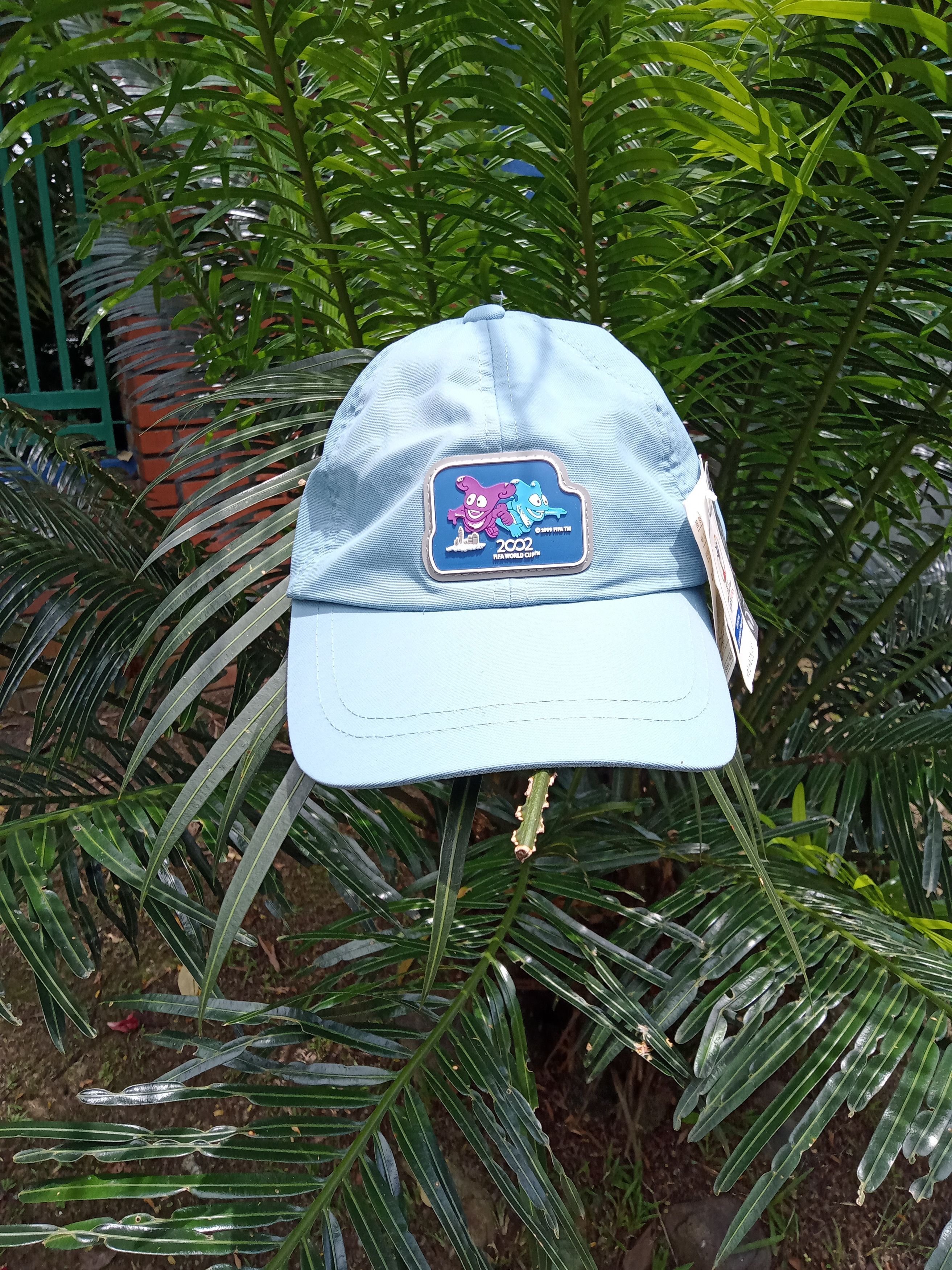 ウェア 2002 FIFA WORLD CAP Vintage 2002 FIFA World Cup Korea Japan Dark Blue Cap (One