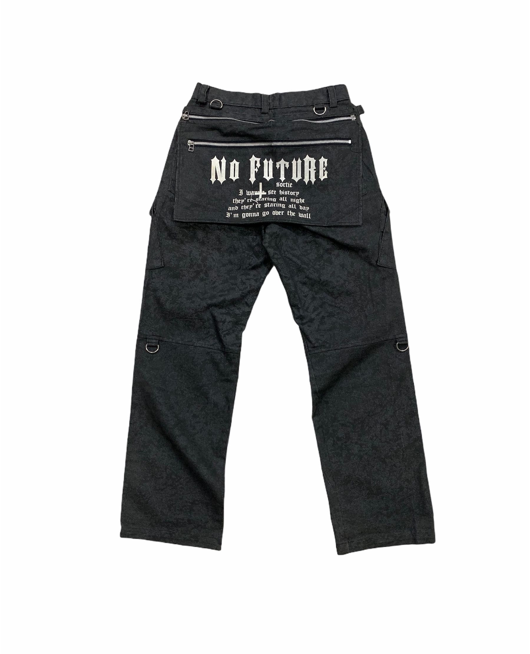 2000s Marithé + François Girbaud Eroded Large Denim Jeans