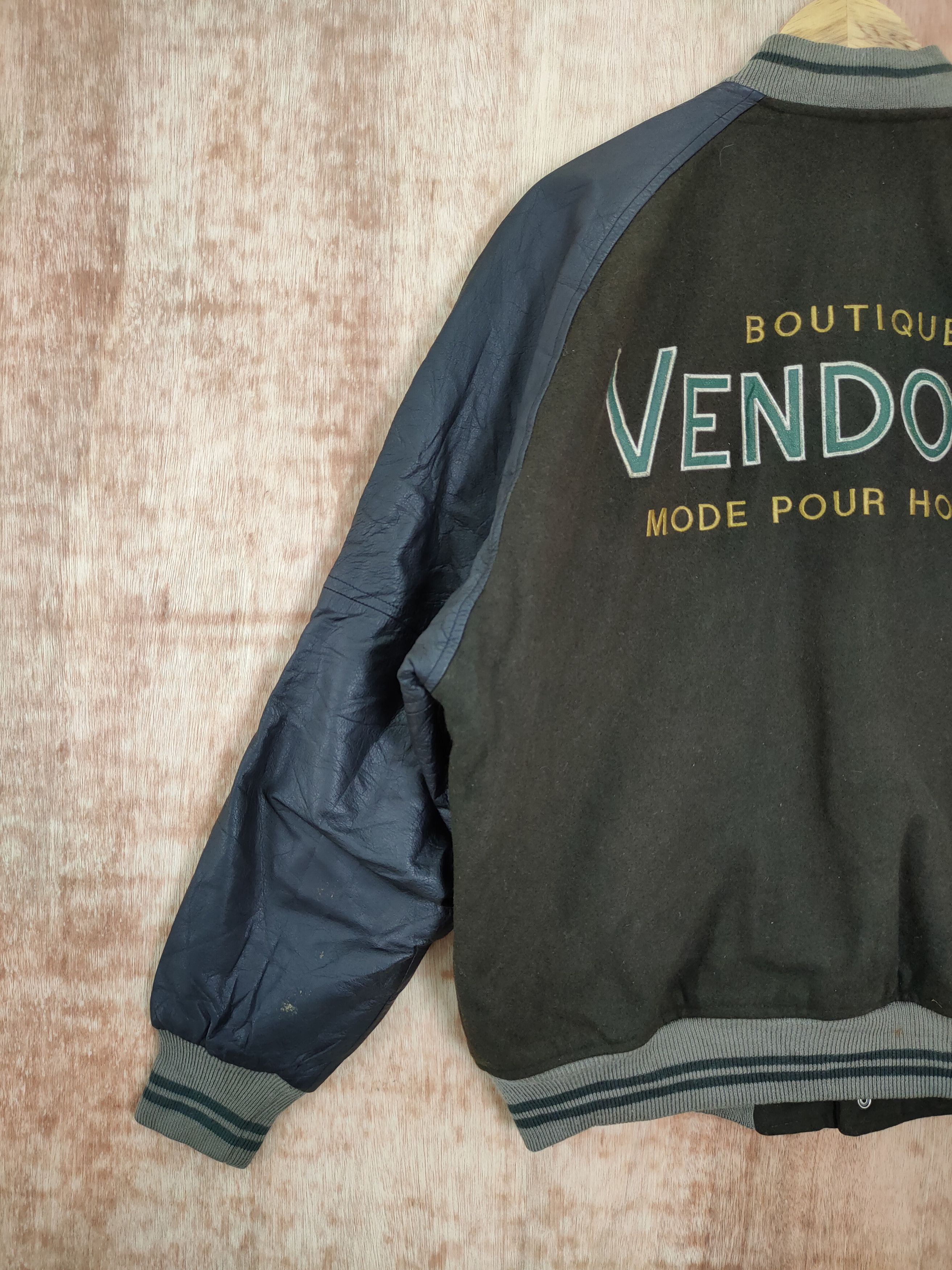 Japanese Brand DL Boutique Vendome V Men varsity wool jacket vintage #4092 Size US L / EU 52-54 / 3 - 2 Thumbnail