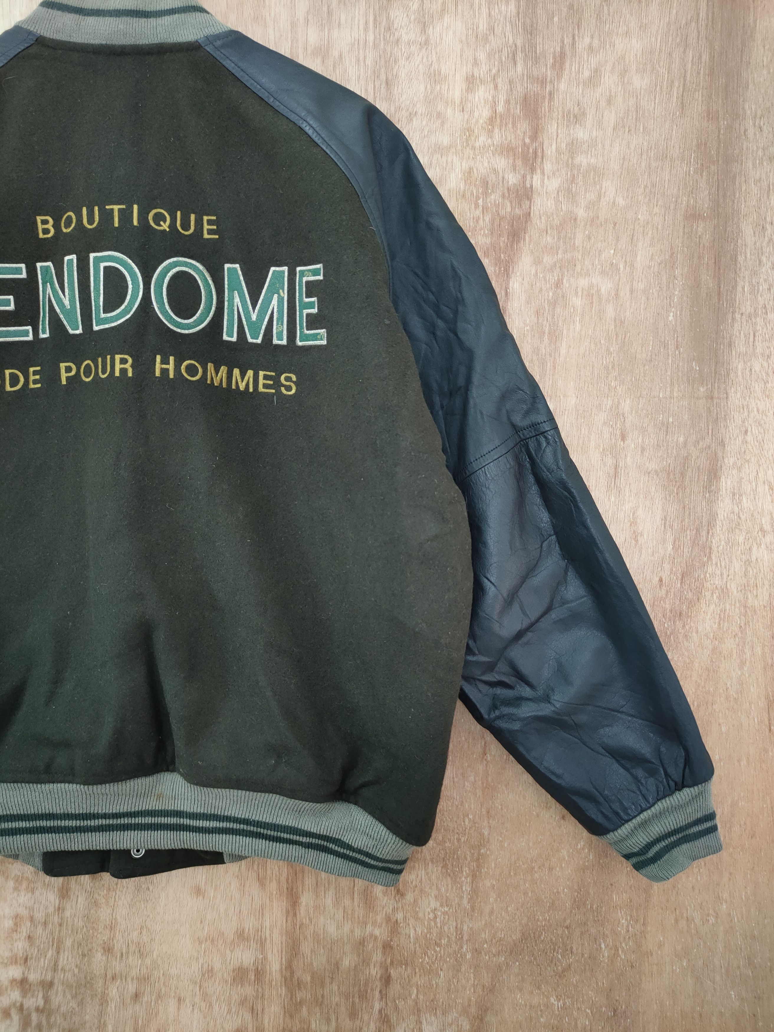 Japanese Brand DL Boutique Vendome V Men varsity wool jacket vintage #4092 Size US L / EU 52-54 / 3 - 3 Thumbnail