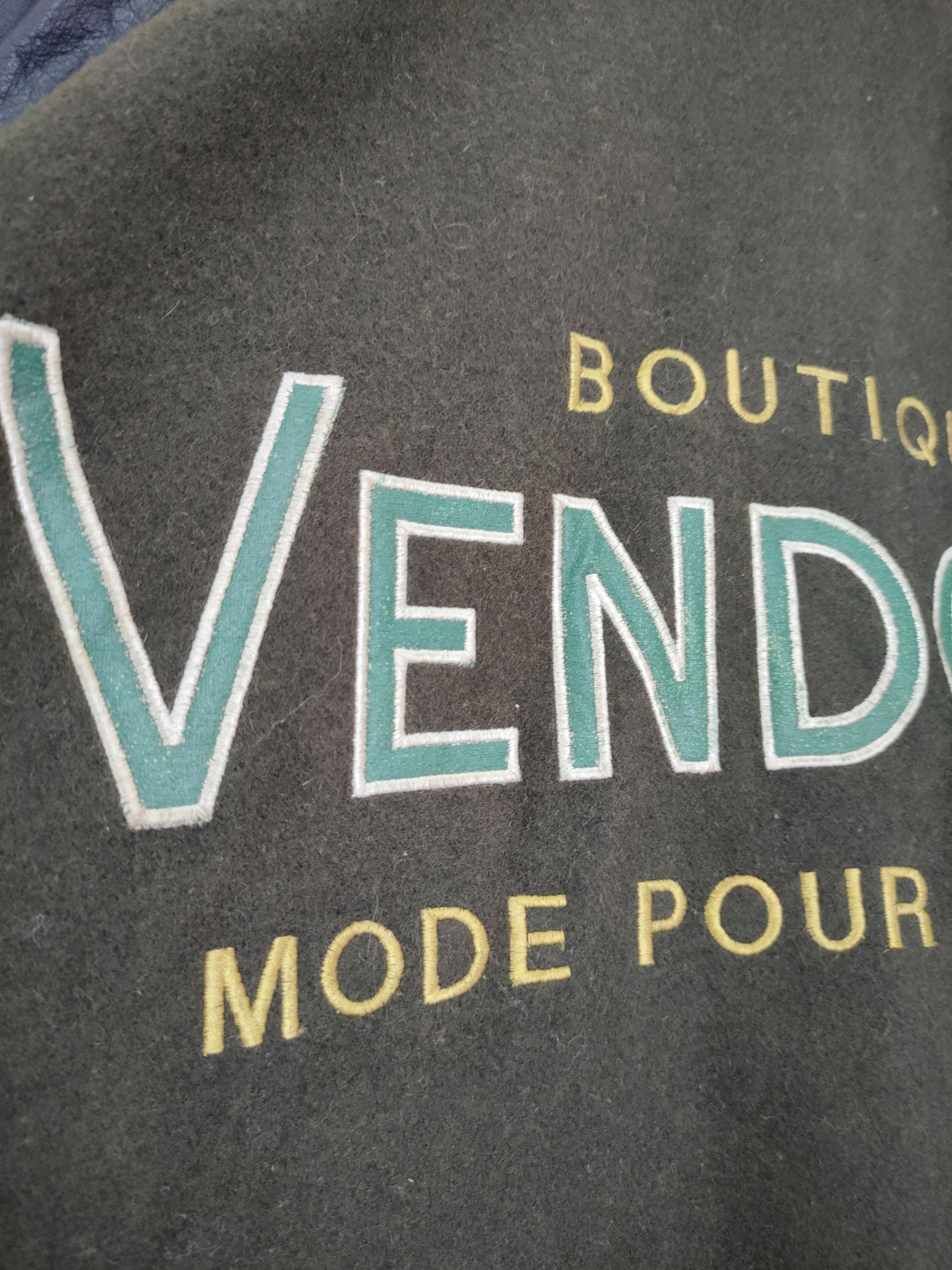 Japanese Brand DL Boutique Vendome V Men varsity wool jacket vintage #4092 Size US L / EU 52-54 / 3 - 5 Thumbnail