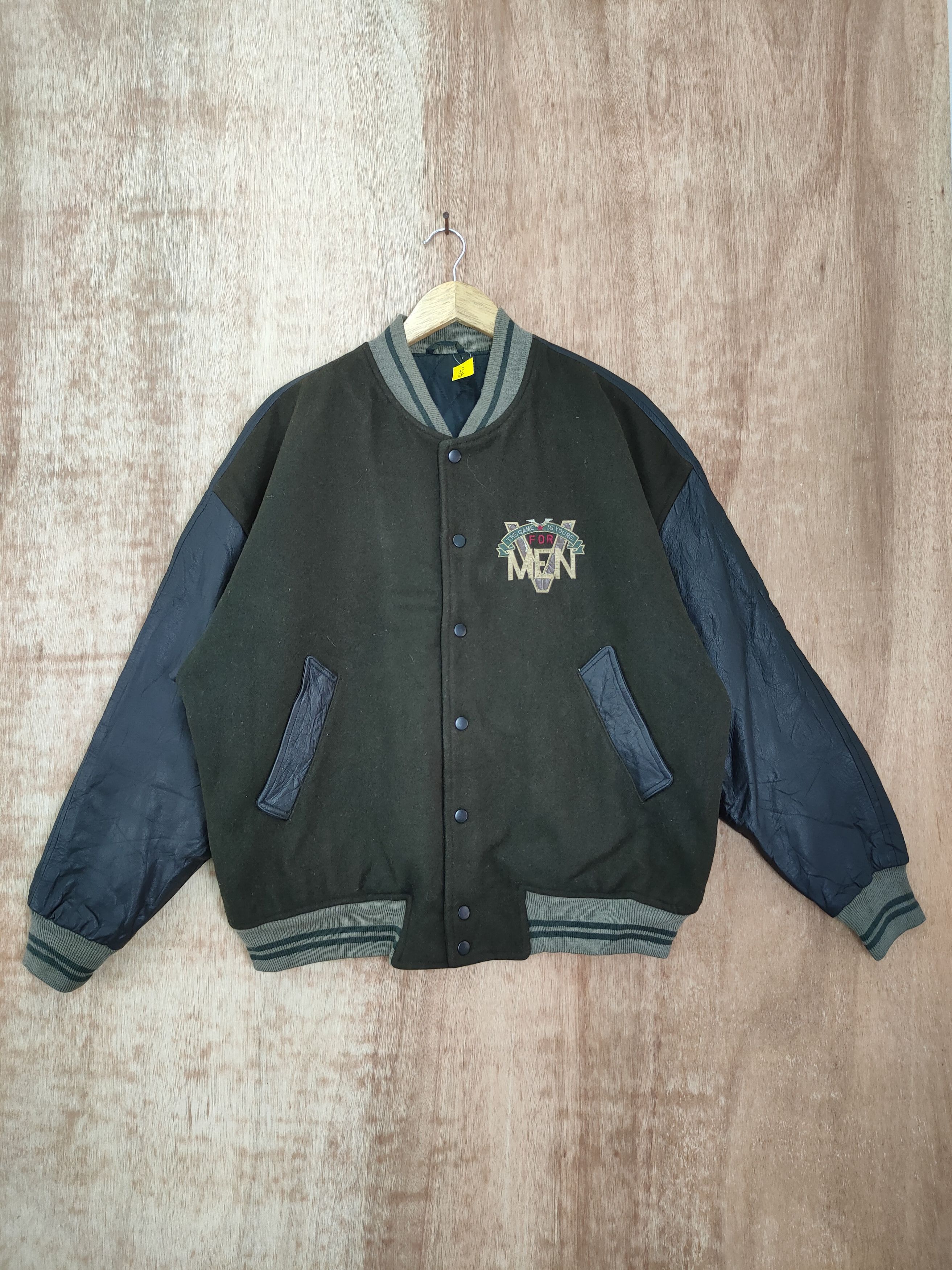 Japanese Brand DL Boutique Vendome V Men varsity wool jacket vintage #4092 Size US L / EU 52-54 / 3 - 7 Thumbnail