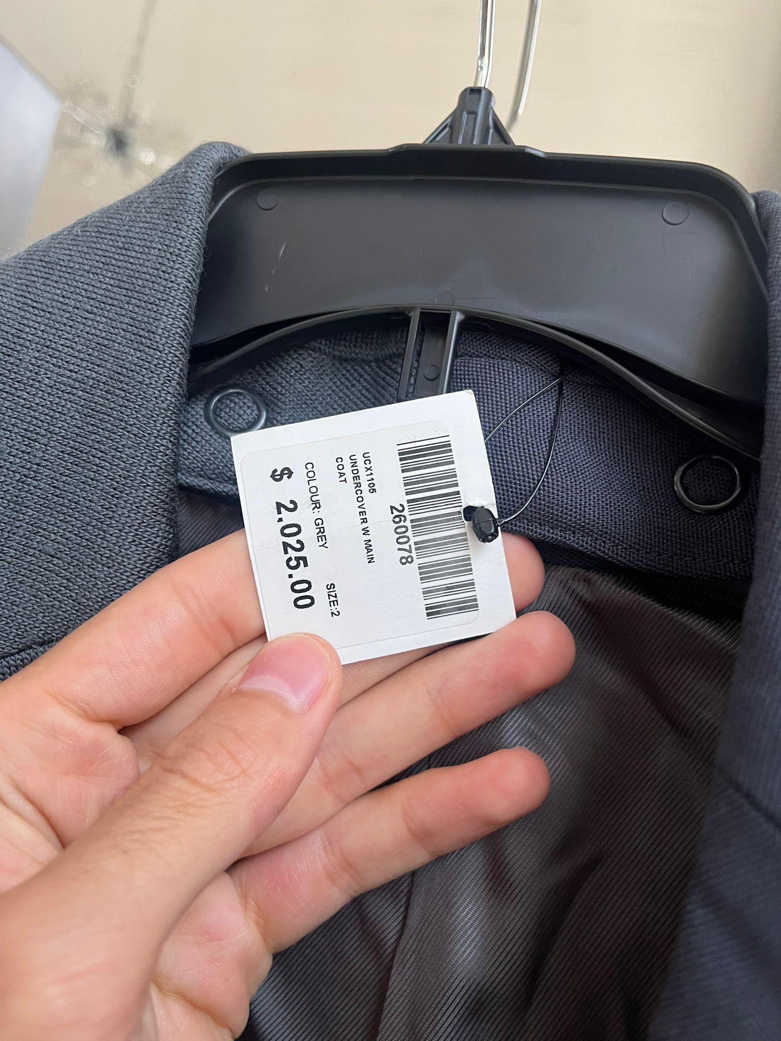 Undercover Contrast Coat in Blue Grey Size US M / EU 48-50 / 2 - 12 Thumbnail