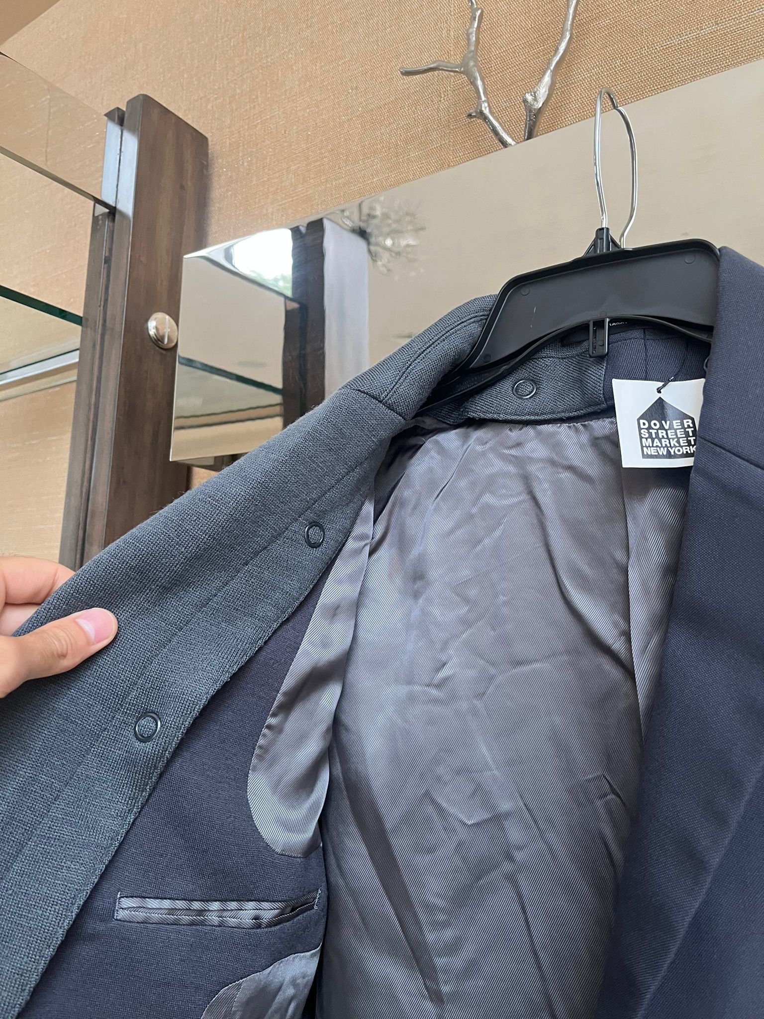 Undercover Contrast Coat in Blue Grey Size US M / EU 48-50 / 2 - 13 Thumbnail