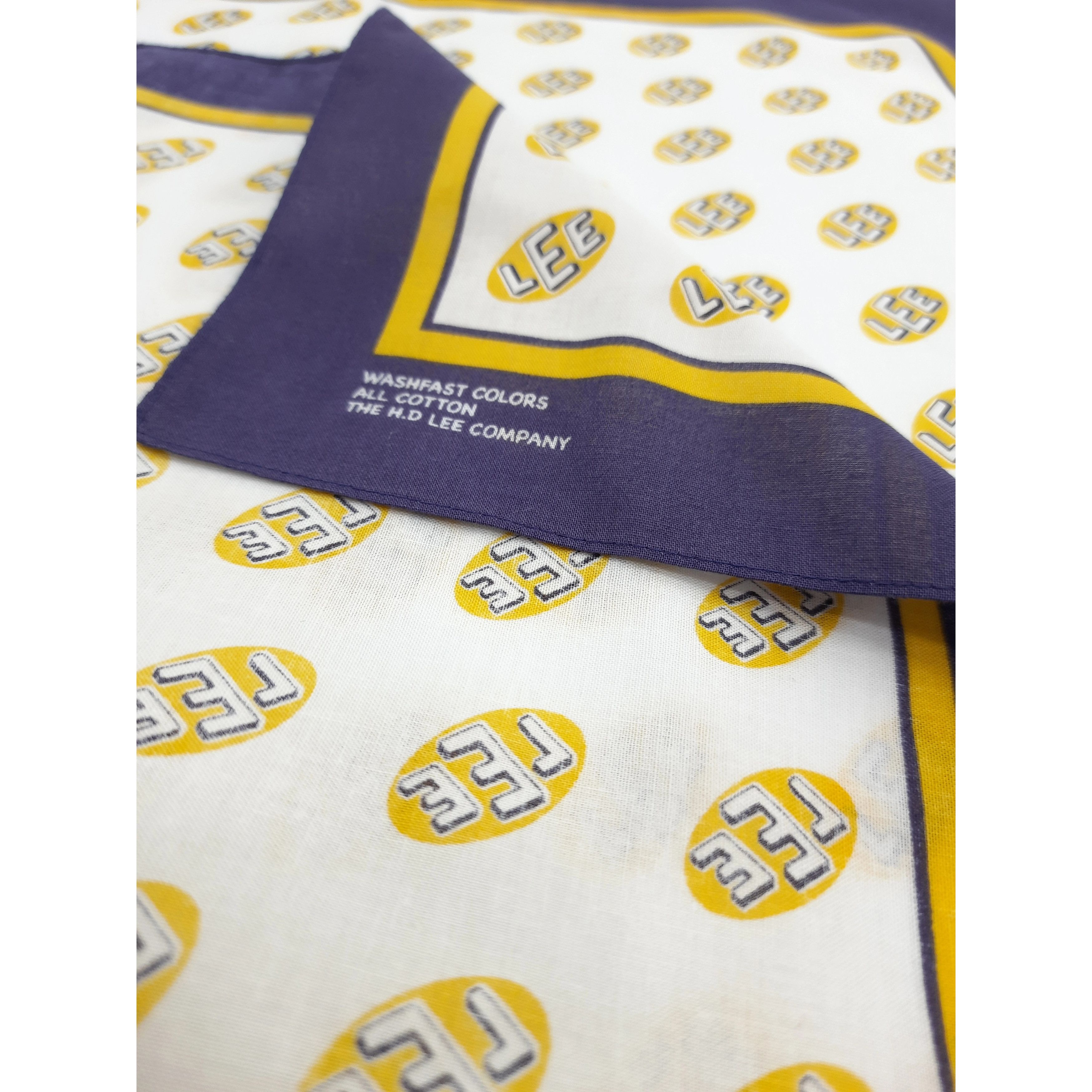 Lee × Vintage Lee Bandana / Handkerchief / Neckerchief - Hk349 Size ONE SIZE - 5 Thumbnail