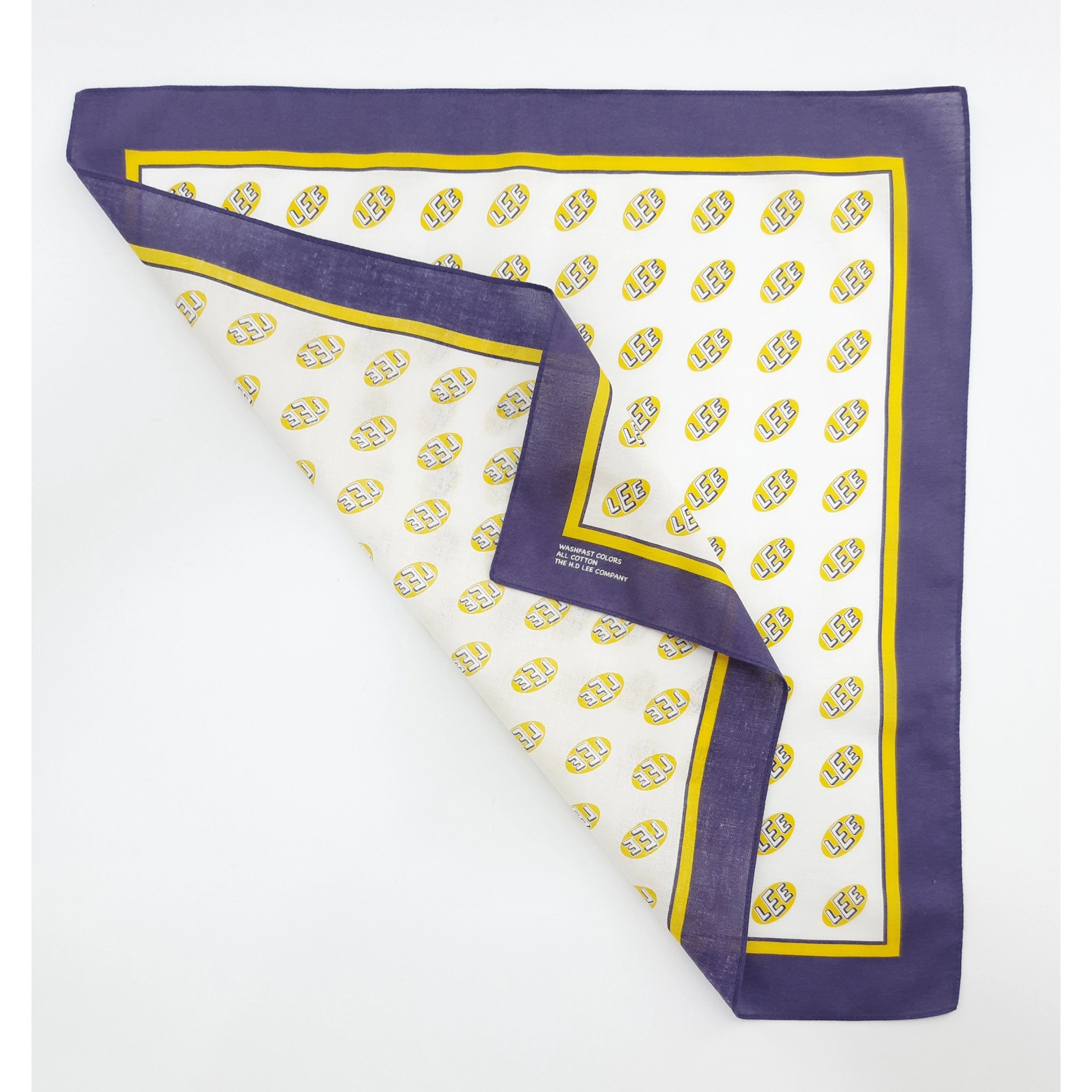 Lee × Vintage Lee Bandana / Handkerchief / Neckerchief - Hk349 Size ONE SIZE - 4 Thumbnail