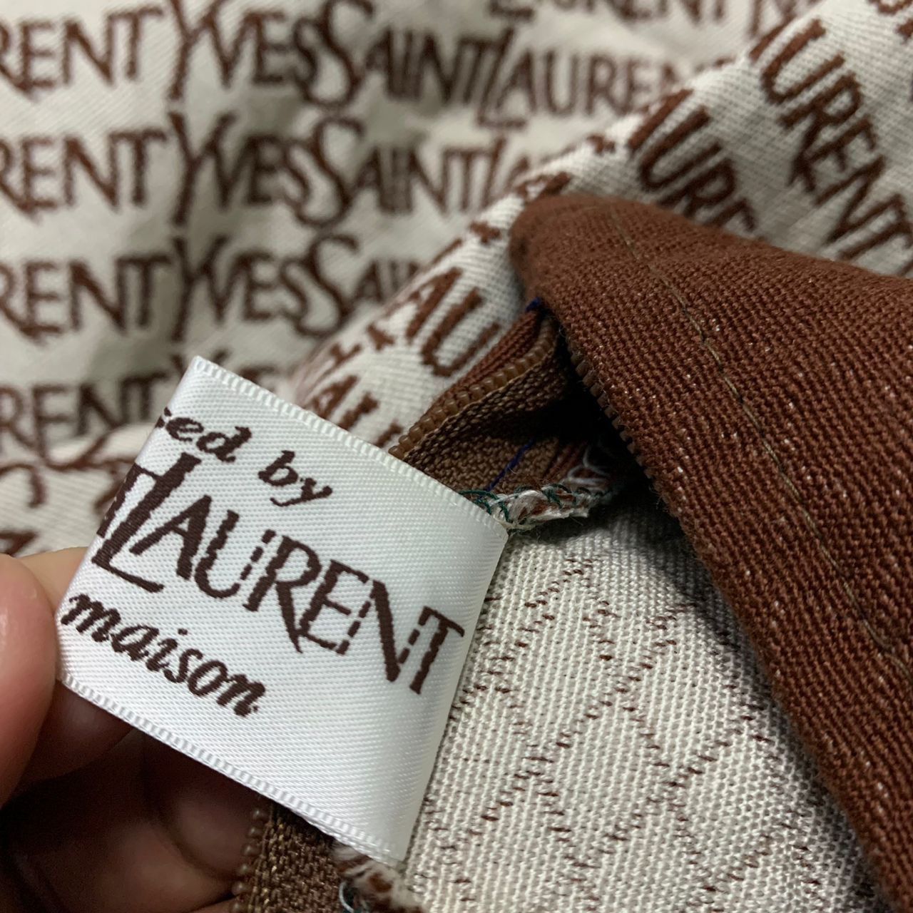 Yves Saint Laurent YSL Linge de Maison Pillow Case/Cover Size ONE SIZE - 4 Thumbnail