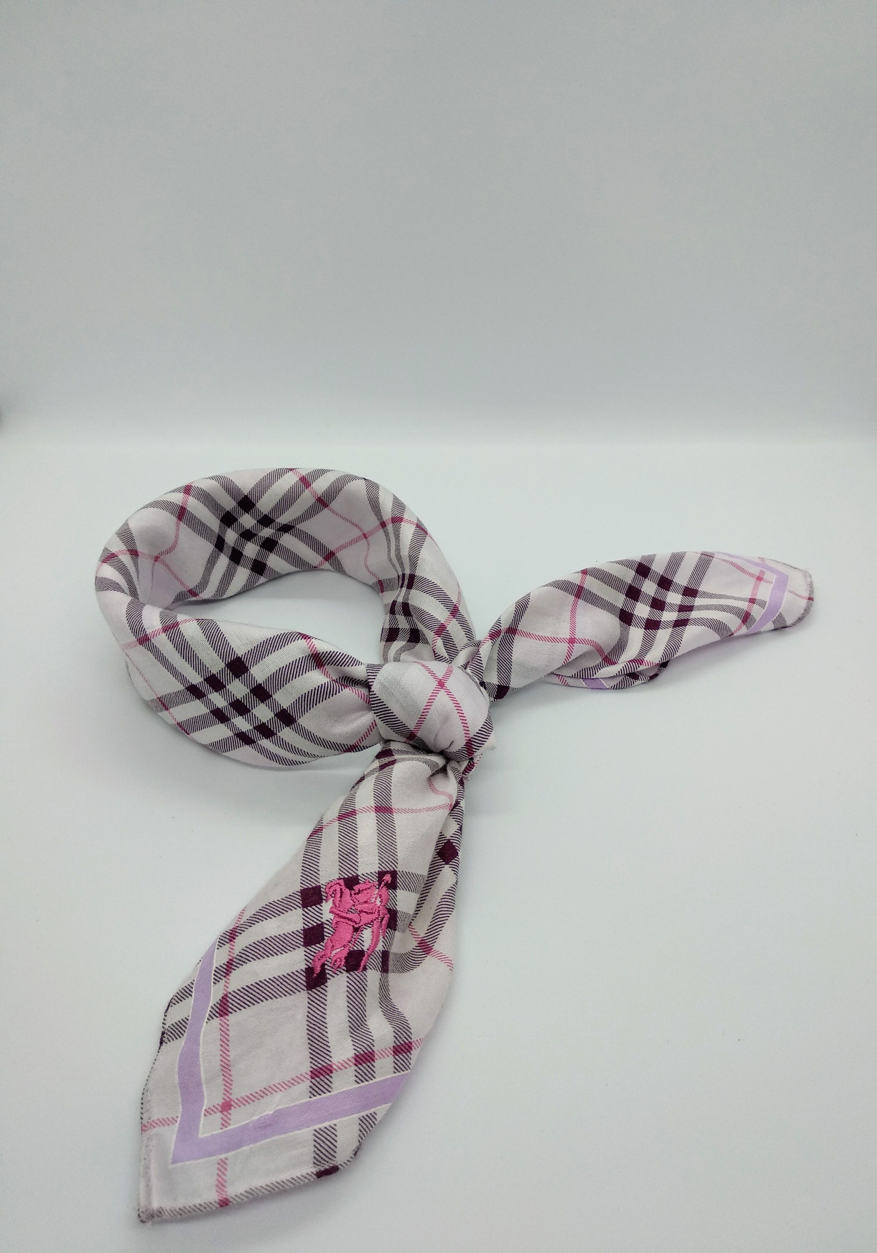 Vintage Burberrys Handkerchief Scarves Neckerchief - HK69