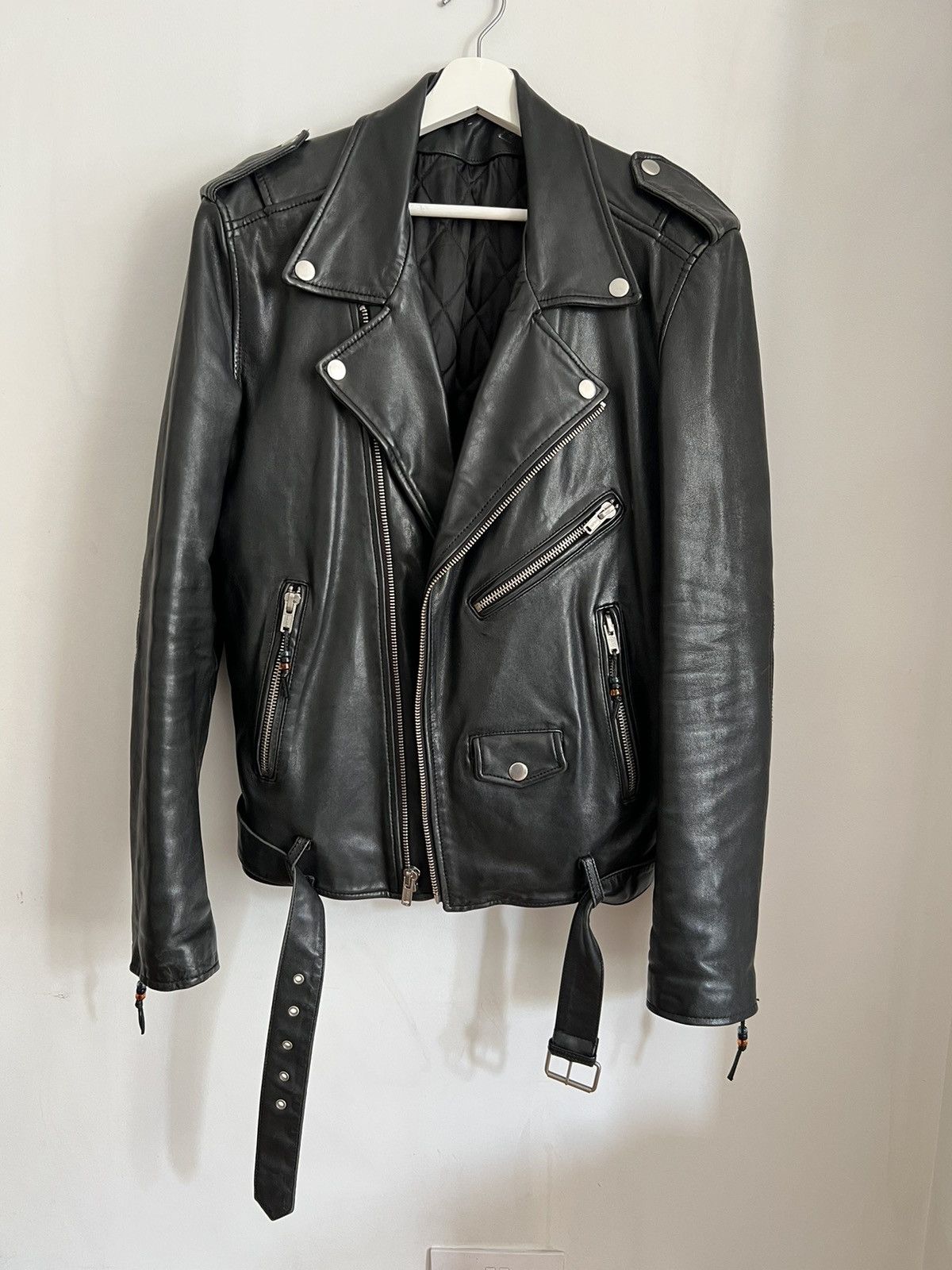 Blk dnm leather jacket cheap 5