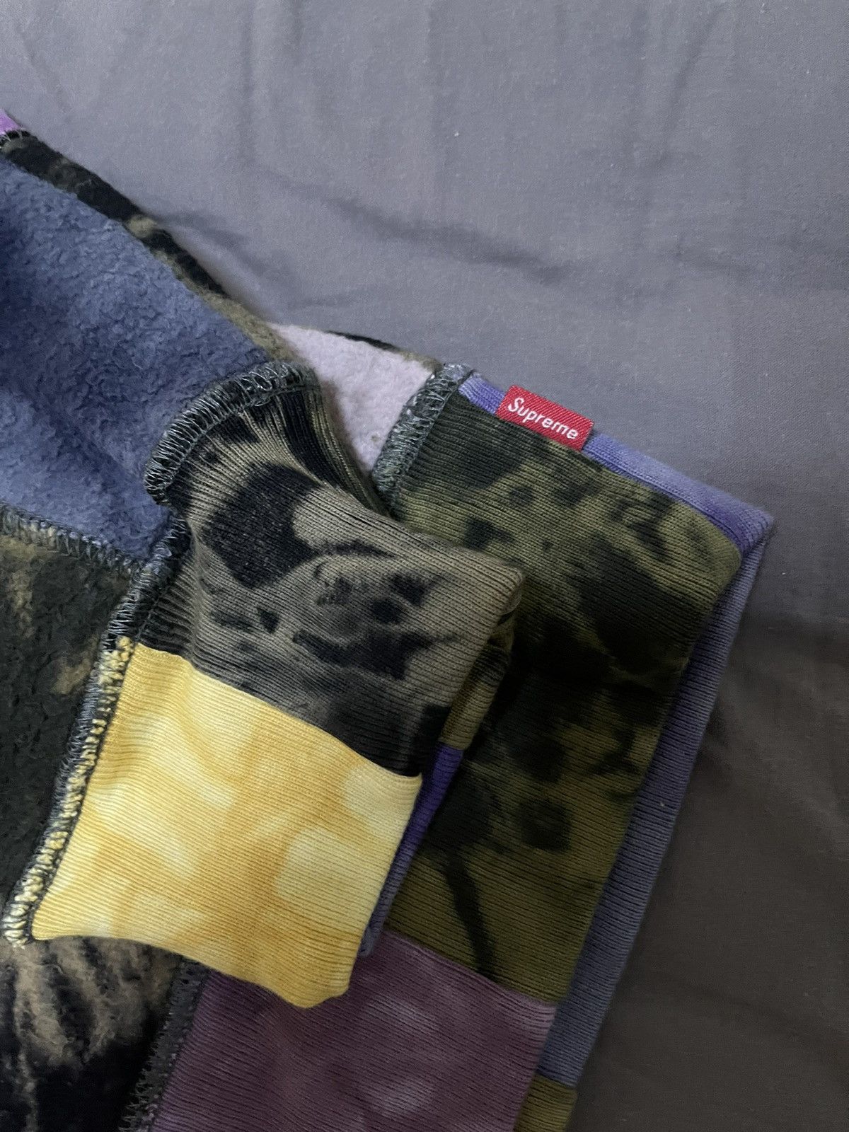 Supreme Supreme ss19 patchwork tie dye hoodie hooded sweatshirt Size US M / EU 48-50 / 2 - 4 Thumbnail