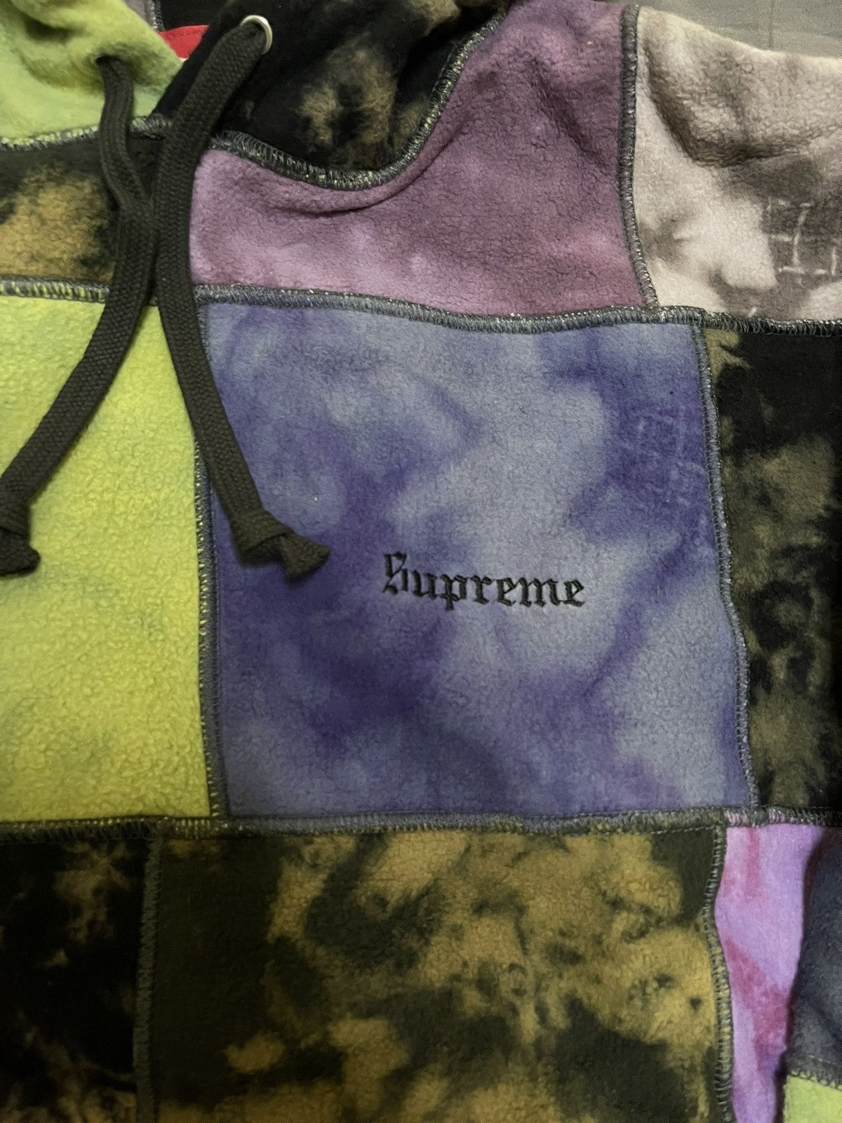 Supreme Supreme ss19 patchwork tie dye hoodie hooded sweatshirt Size US M / EU 48-50 / 2 - 2 Thumbnail