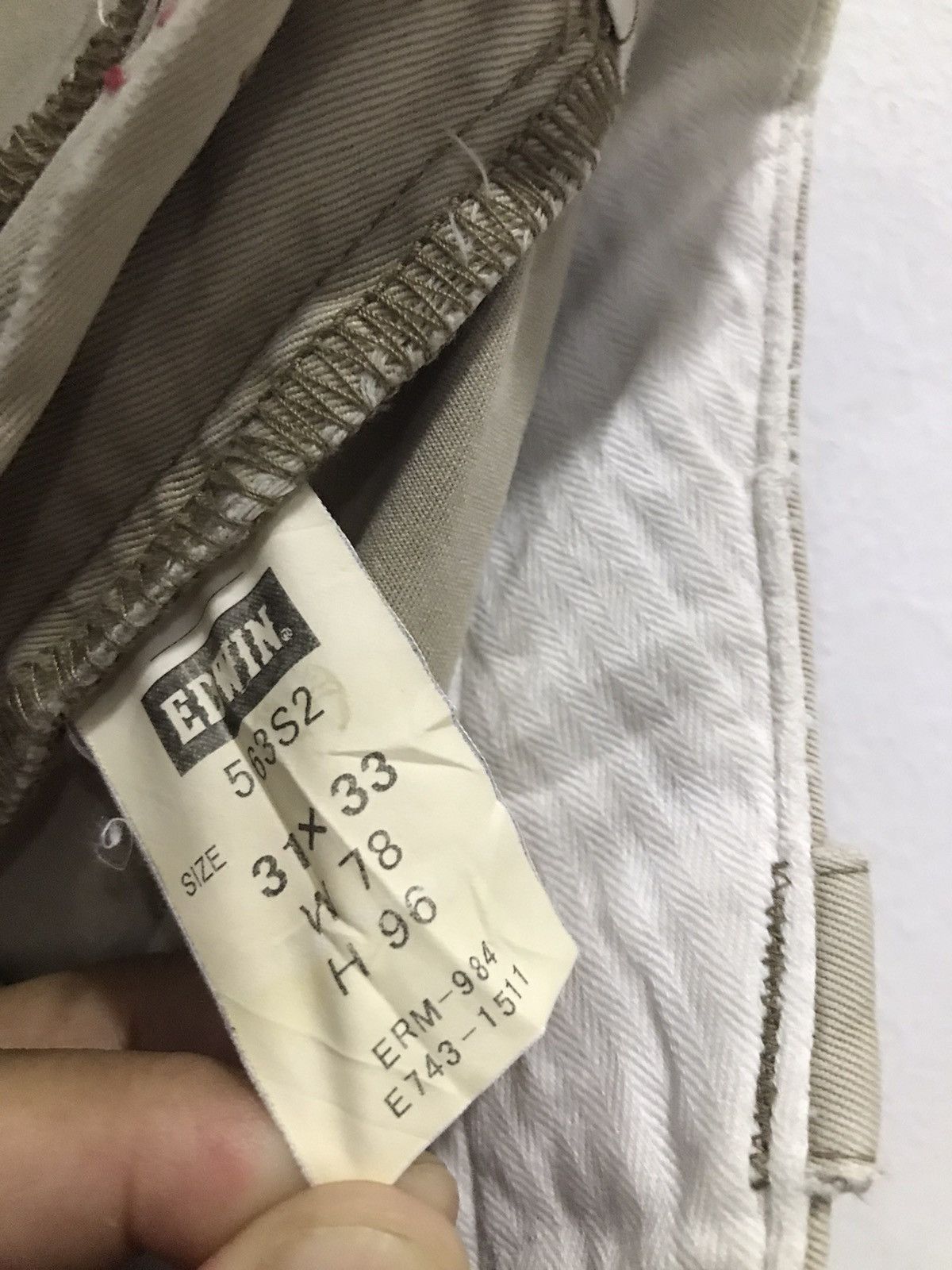 Edwin Vintage Edwin chinos trouser Pants Size US 31 - 17 Thumbnail