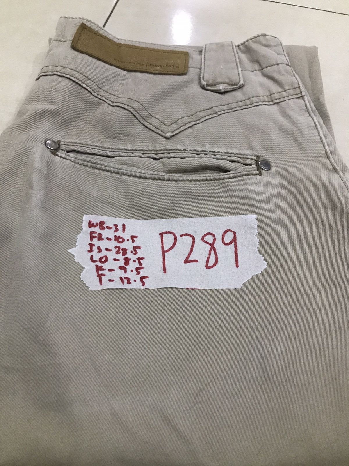 Edwin Vintage Edwin chinos trouser Pants Size US 31 - 19 Thumbnail