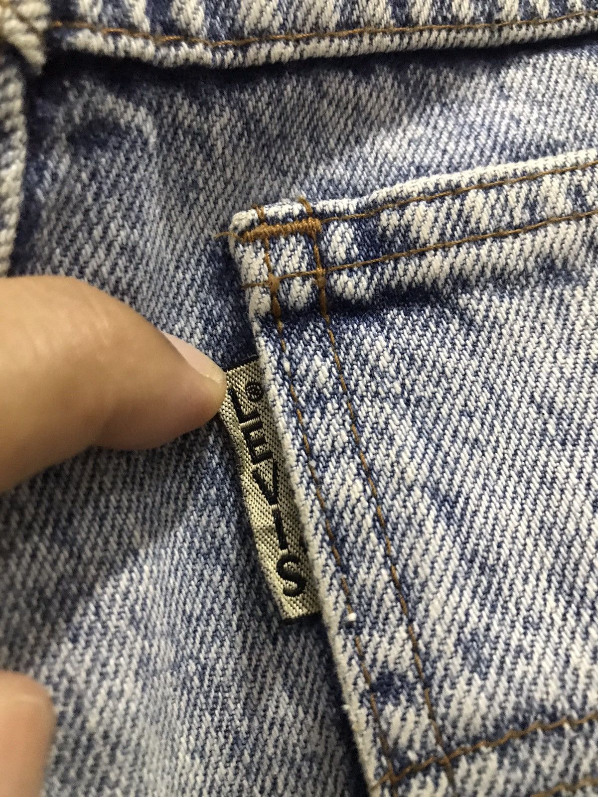 Levi's VTG LEVIS CAPITAL E asid wash denim jeans Size US 27 - 17 Thumbnail