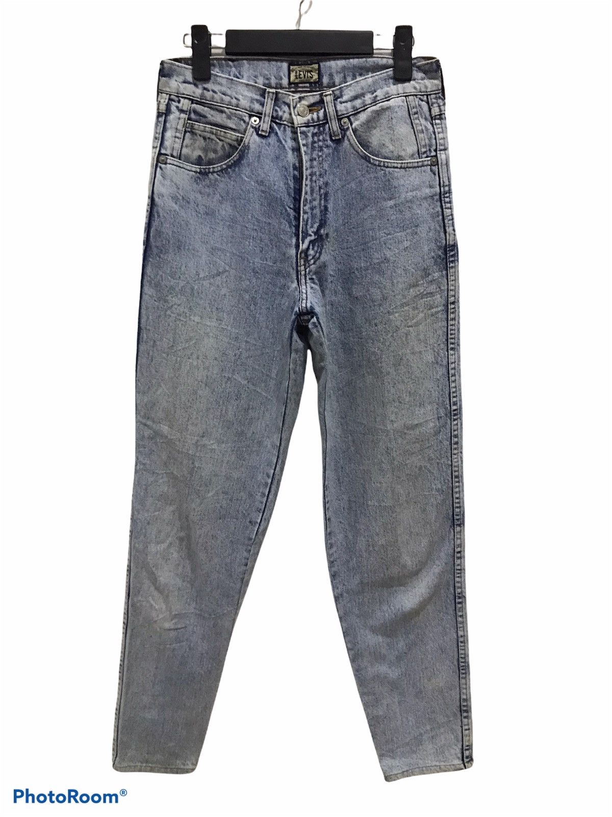 Levi's VTG LEVIS CAPITAL E asid wash denim jeans Size US 27 - 1 Thumbnail