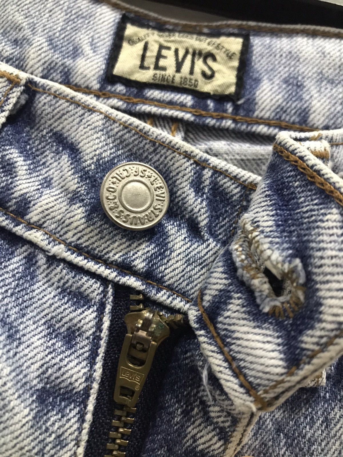 Levi's VTG LEVIS CAPITAL E asid wash denim jeans Size US 27 - 12 Thumbnail