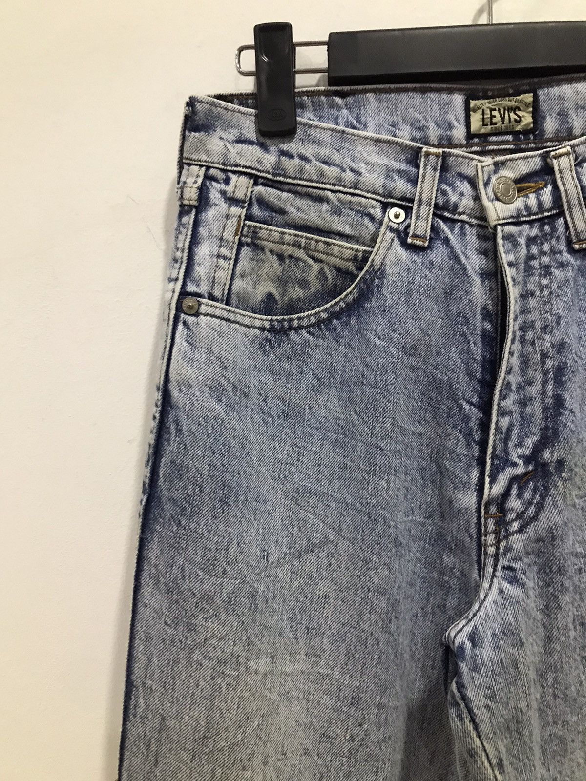 Levi's VTG LEVIS CAPITAL E asid wash denim jeans Size US 27 - 6 Thumbnail