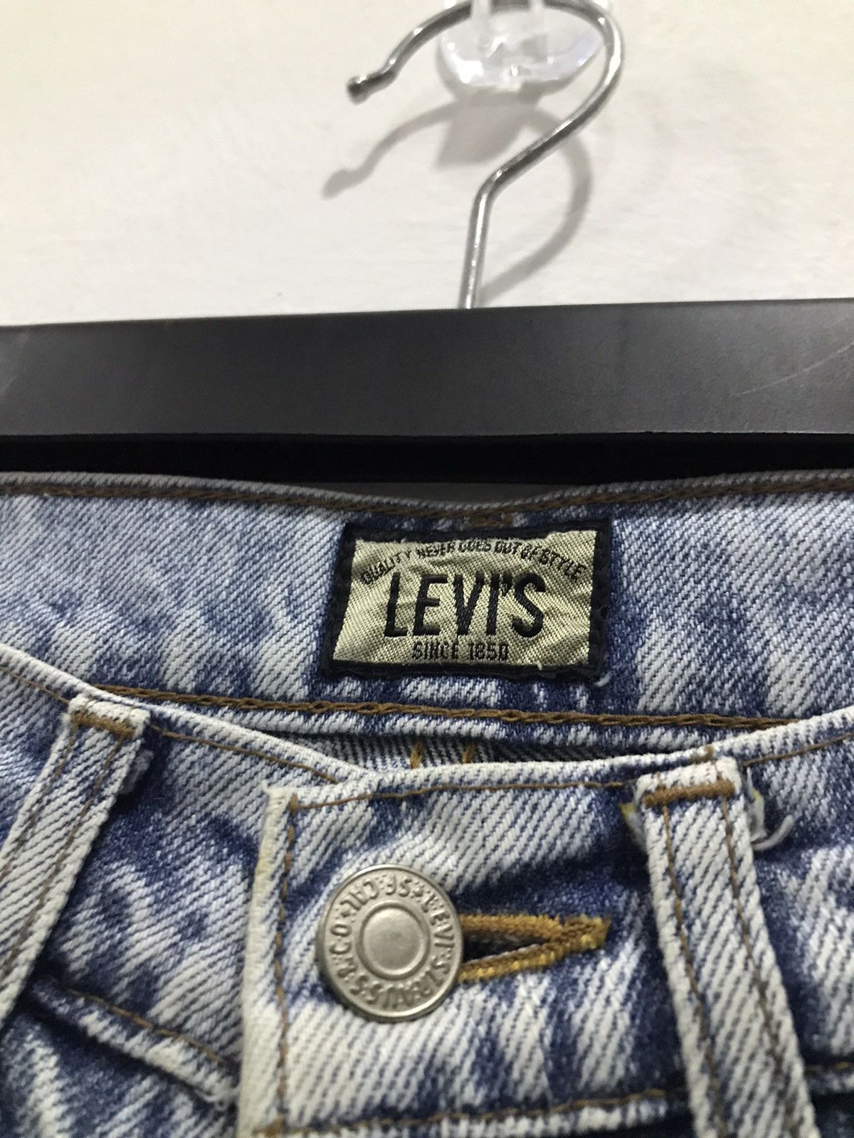 Levi's VTG LEVIS CAPITAL E asid wash denim jeans Size US 27 - 10 Thumbnail