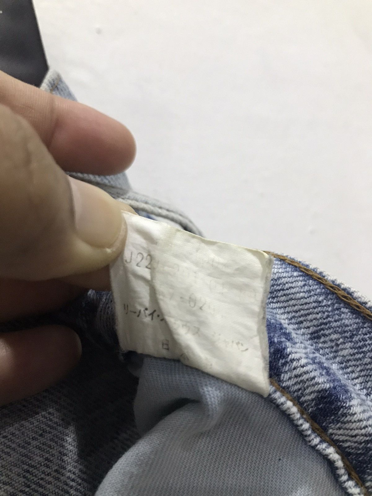 Levi's VTG LEVIS CAPITAL E asid wash denim jeans Size US 27 - 23 Thumbnail