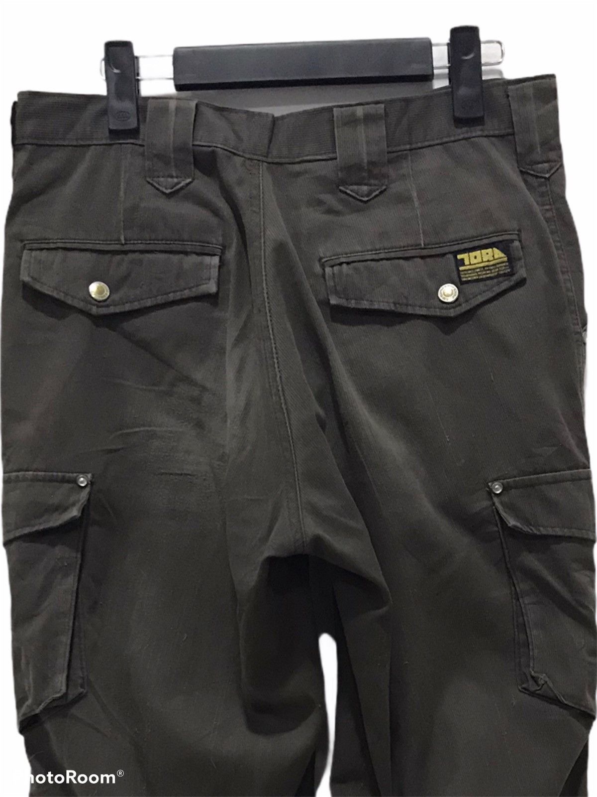 Japanese Brand Vtg Ripped Tora Tactical Multipocket Cargo Pant Size US 31 - 14 Thumbnail