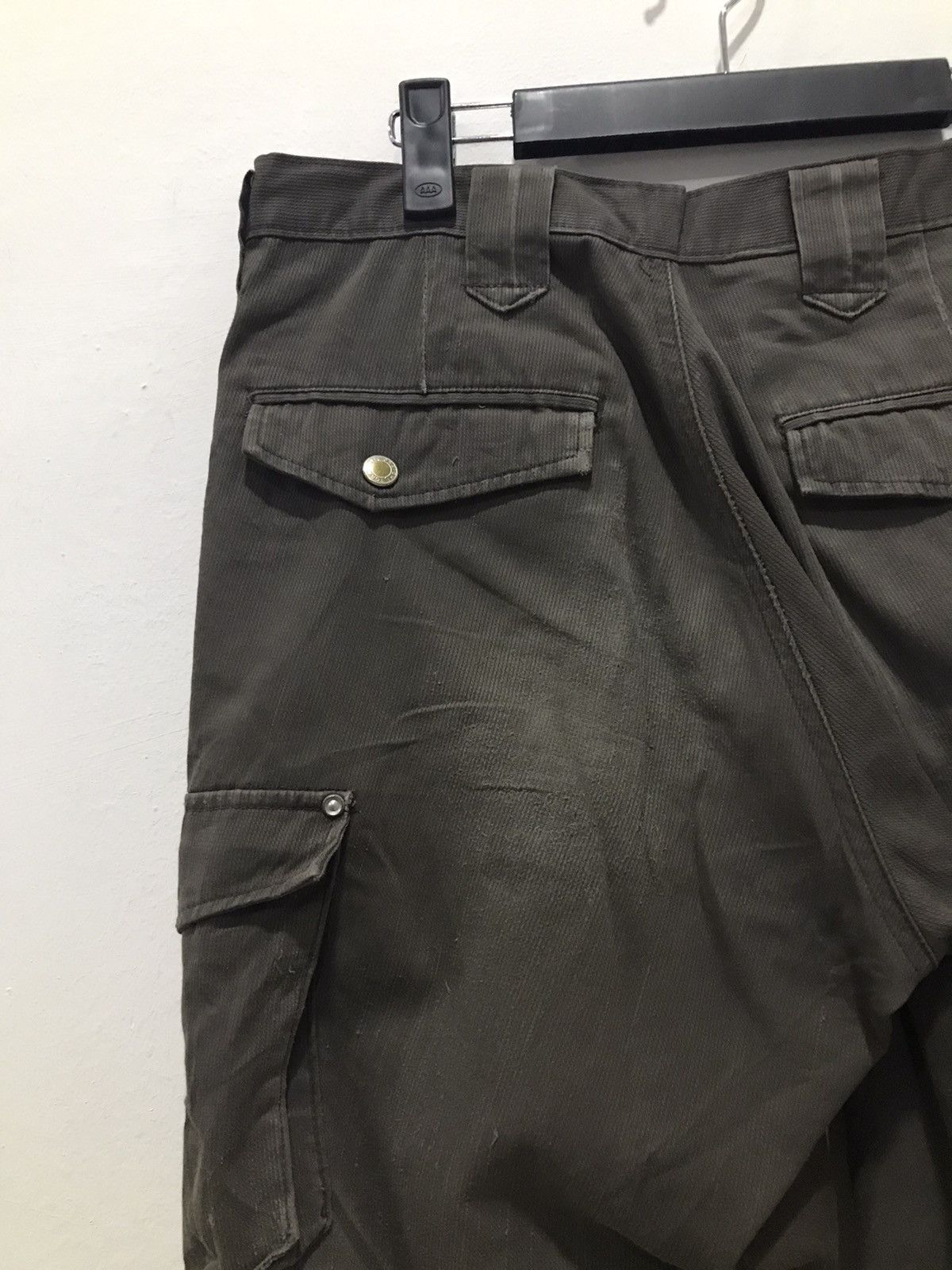Japanese Brand Vtg Ripped Tora Tactical Multipocket Cargo Pant Size US 31 - 17 Thumbnail
