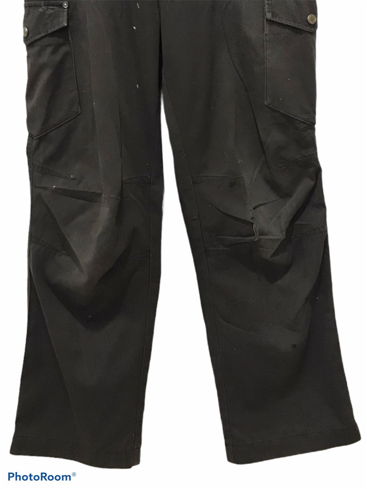 Japanese Brand Vtg Ripped Tora Tactical Multipocket Cargo Pant Size US 31 - 3 Thumbnail