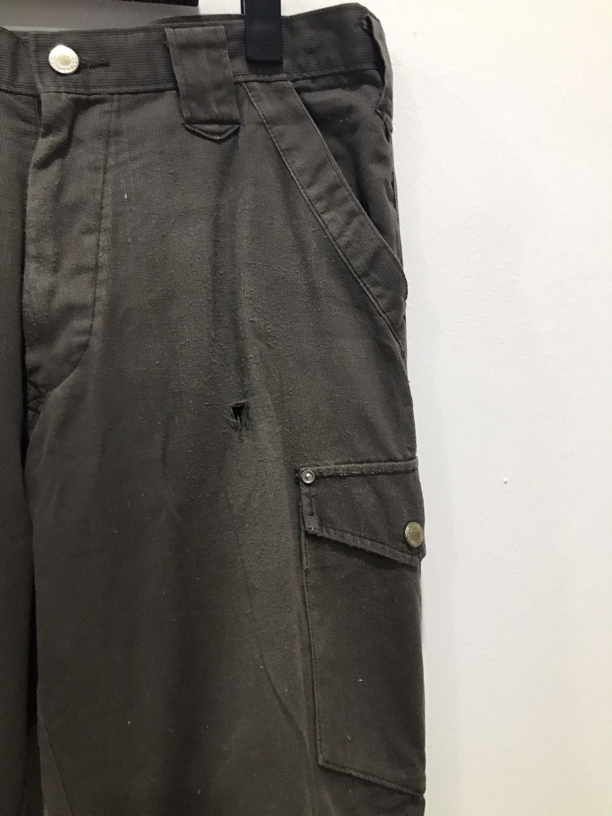 Japanese Brand Vtg Ripped Tora Tactical Multipocket Cargo Pant Size US 31 - 6 Thumbnail