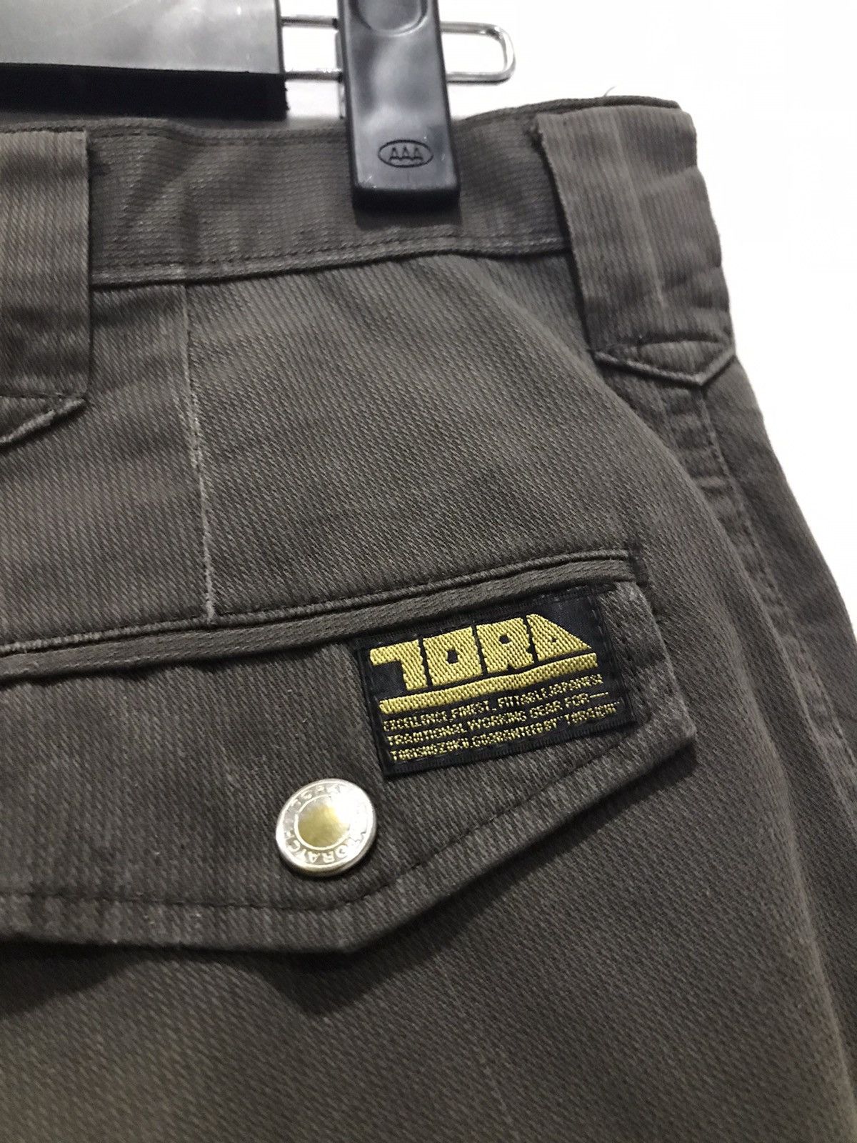 Japanese Brand Vtg Ripped Tora Tactical Multipocket Cargo Pant Size US 31 - 18 Thumbnail