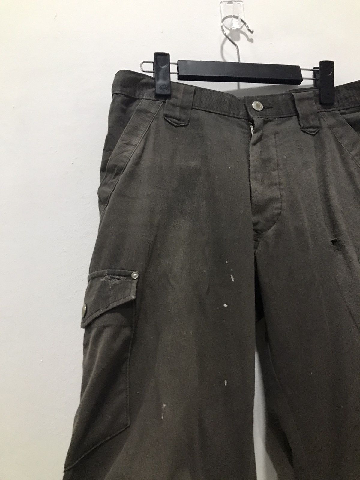Japanese Brand Vtg Ripped Tora Tactical Multipocket Cargo Pant Size US 31 - 10 Thumbnail