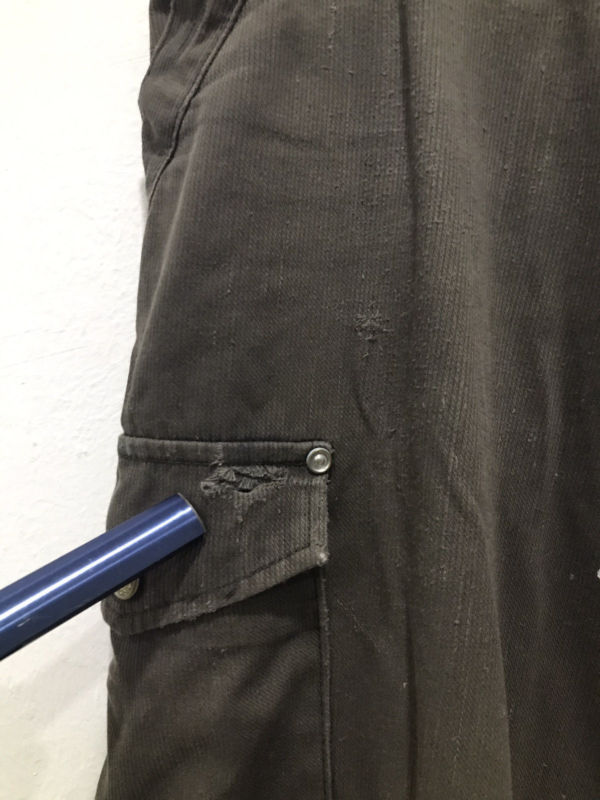 Japanese Brand Vtg Ripped Tora Tactical Multipocket Cargo Pant Size US 31 - 9 Thumbnail