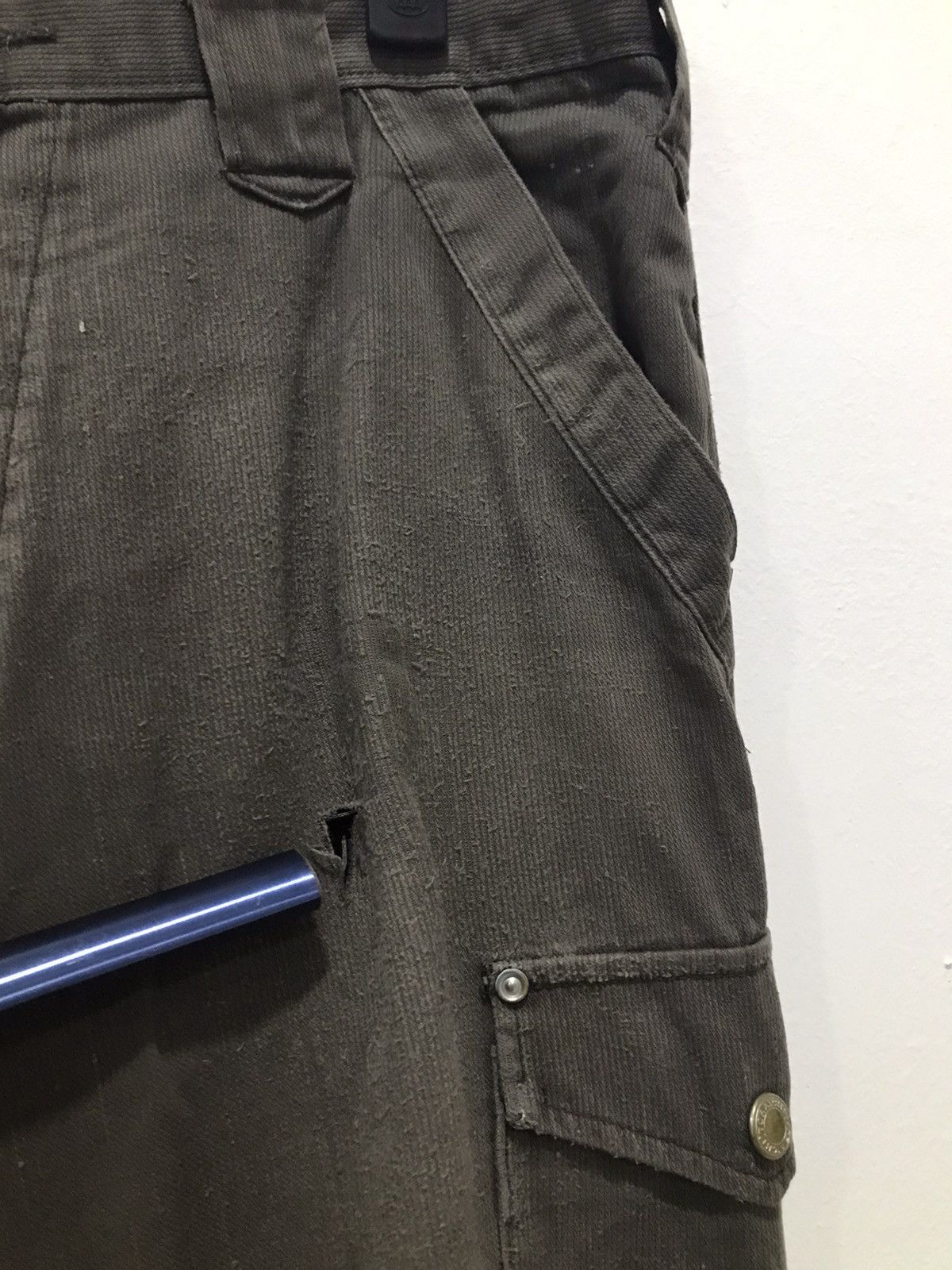 Japanese Brand Vtg Ripped Tora Tactical Multipocket Cargo Pant Size US 31 - 7 Thumbnail