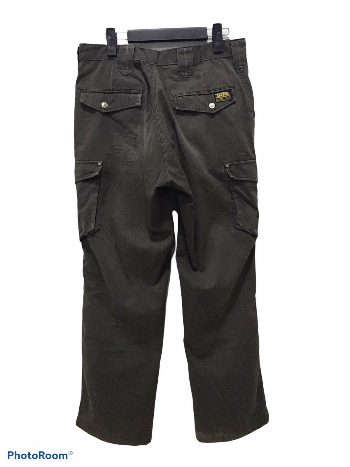 Japanese Brand Vtg Ripped Tora Tactical Multipocket Cargo Pant Size US 31 - 13 Thumbnail