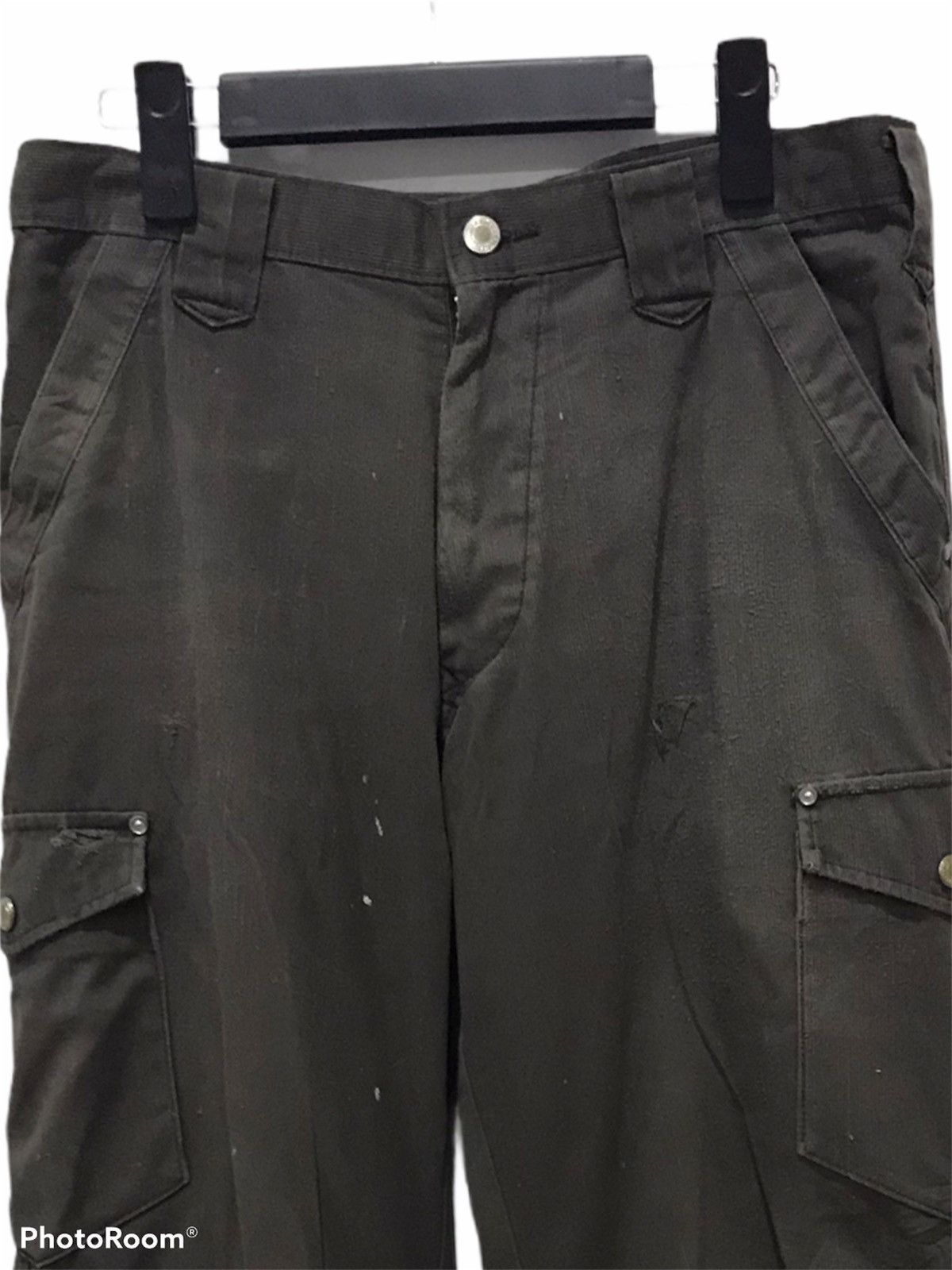 Japanese Brand Vtg Ripped Tora Tactical Multipocket Cargo Pant Size US 31 - 2 Thumbnail