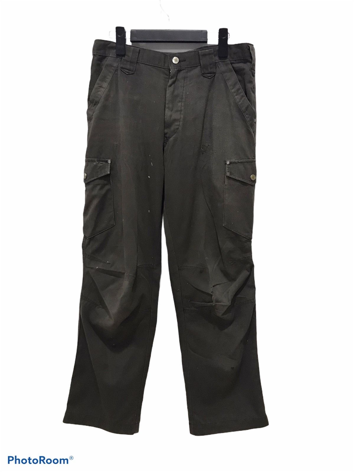 Japanese Brand Vtg Ripped Tora Tactical Multipocket Cargo Pant Size US 31 - 1 Thumbnail