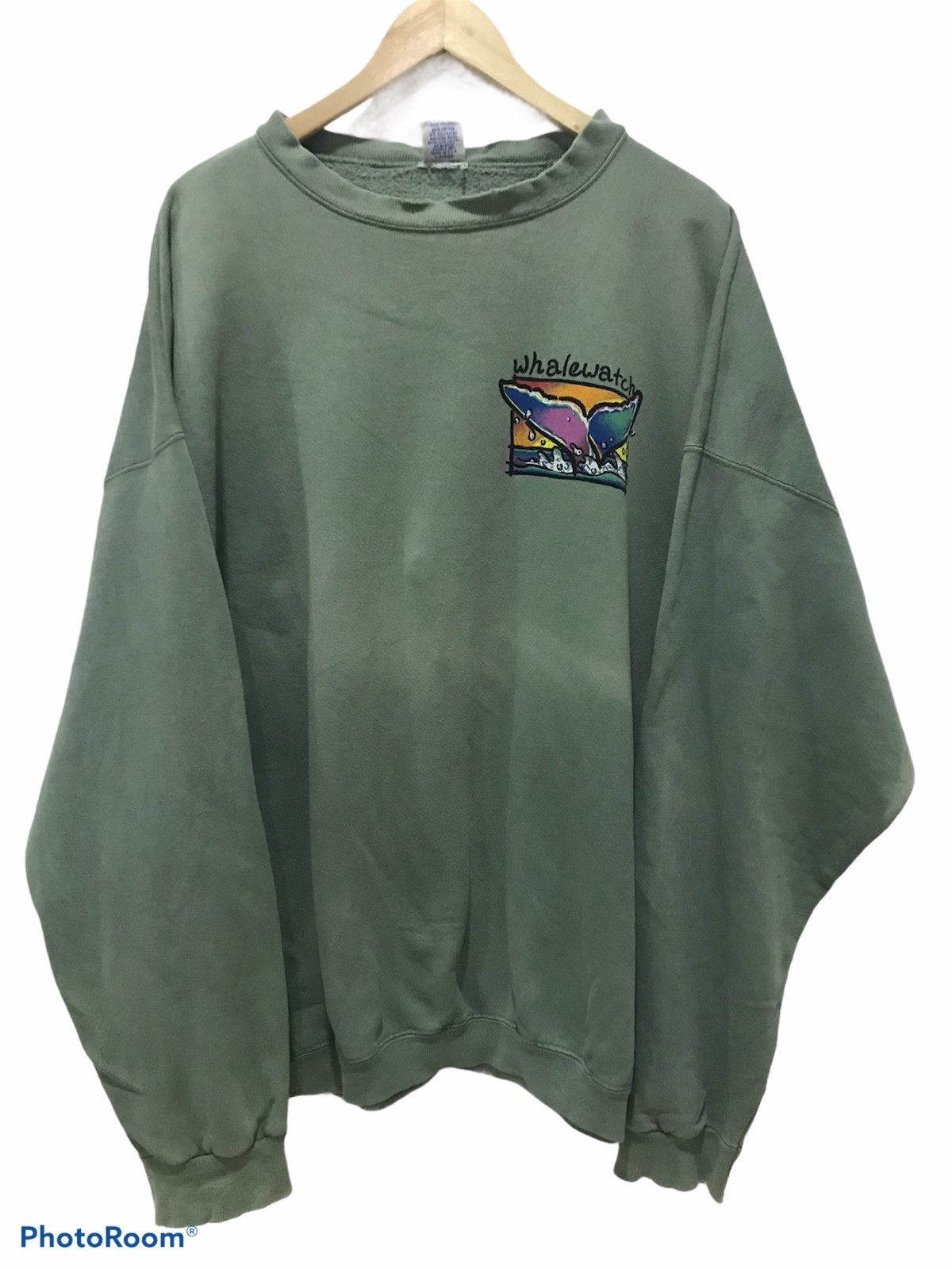 Other Vtg crazy shirt Whalewatch Sunfaded sweatshirt Size US XXL / EU 58 / 5 - 3 Thumbnail