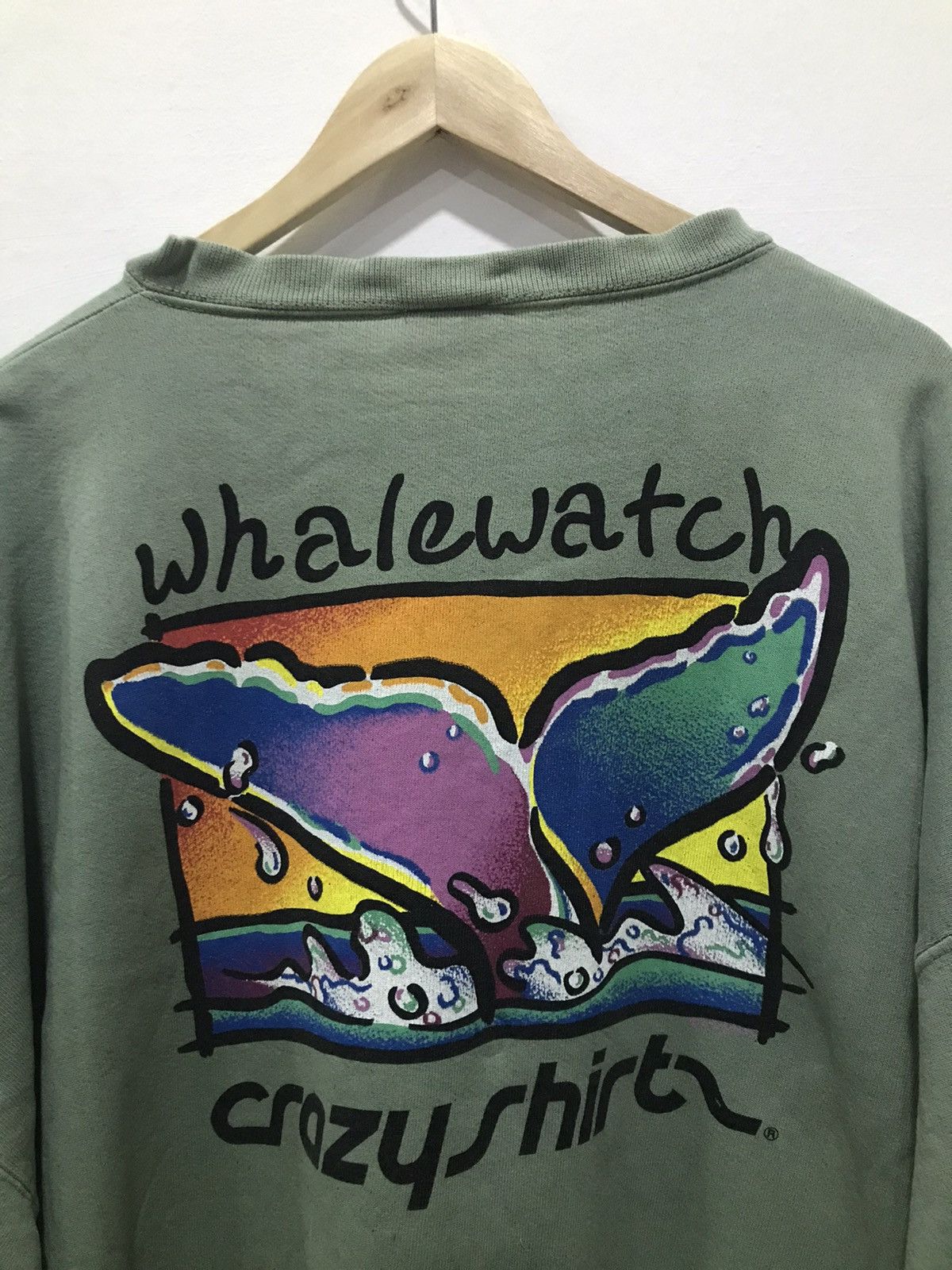 Other Vtg crazy shirt Whalewatch Sunfaded sweatshirt Size US XXL / EU 58 / 5 - 11 Thumbnail