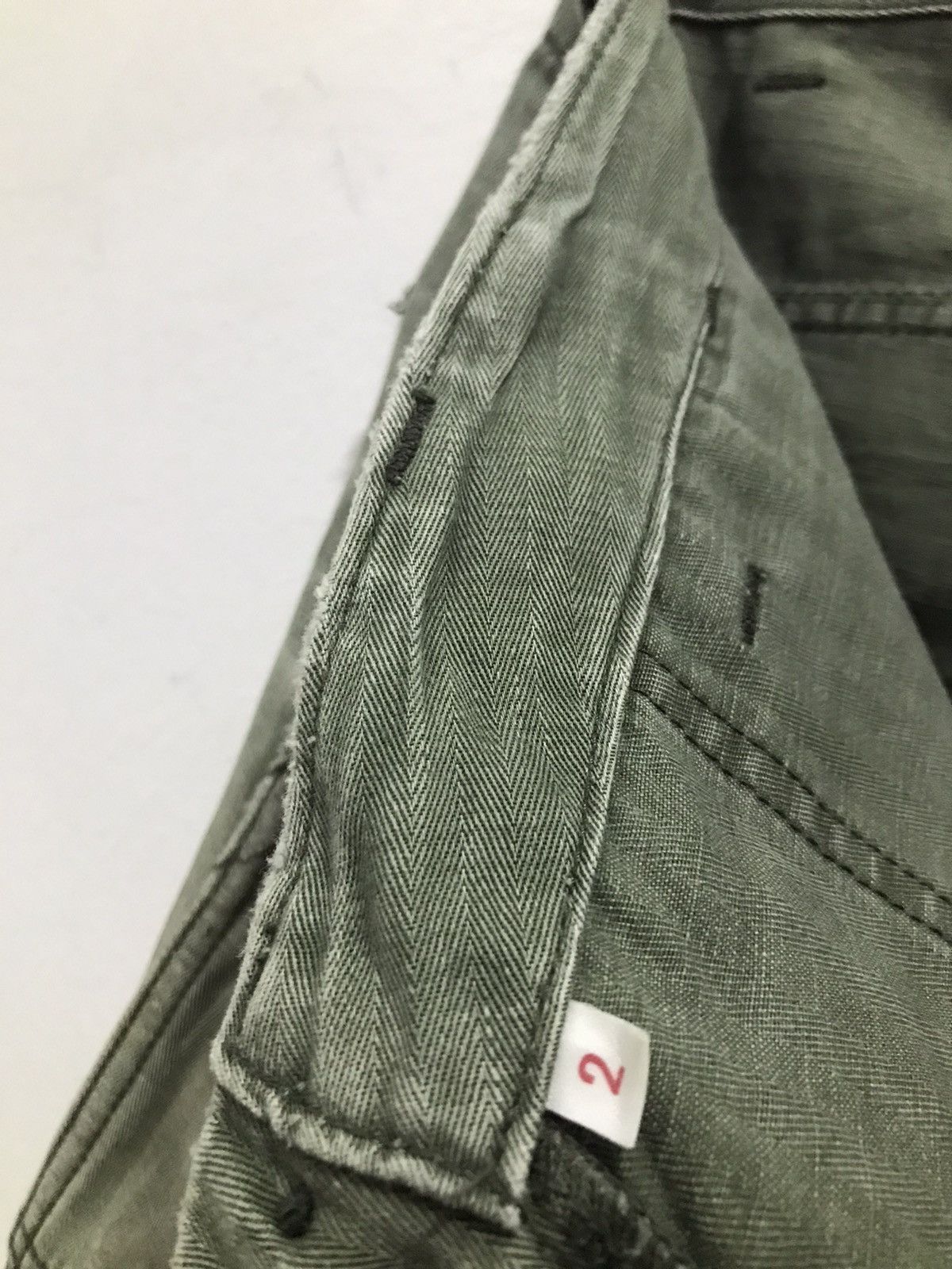 HOLLYWOOD RANCH MARKET Rare🔥Distressed HR Market baker Fatigue pants Size US 30 / EU 46 - 22 Thumbnail
